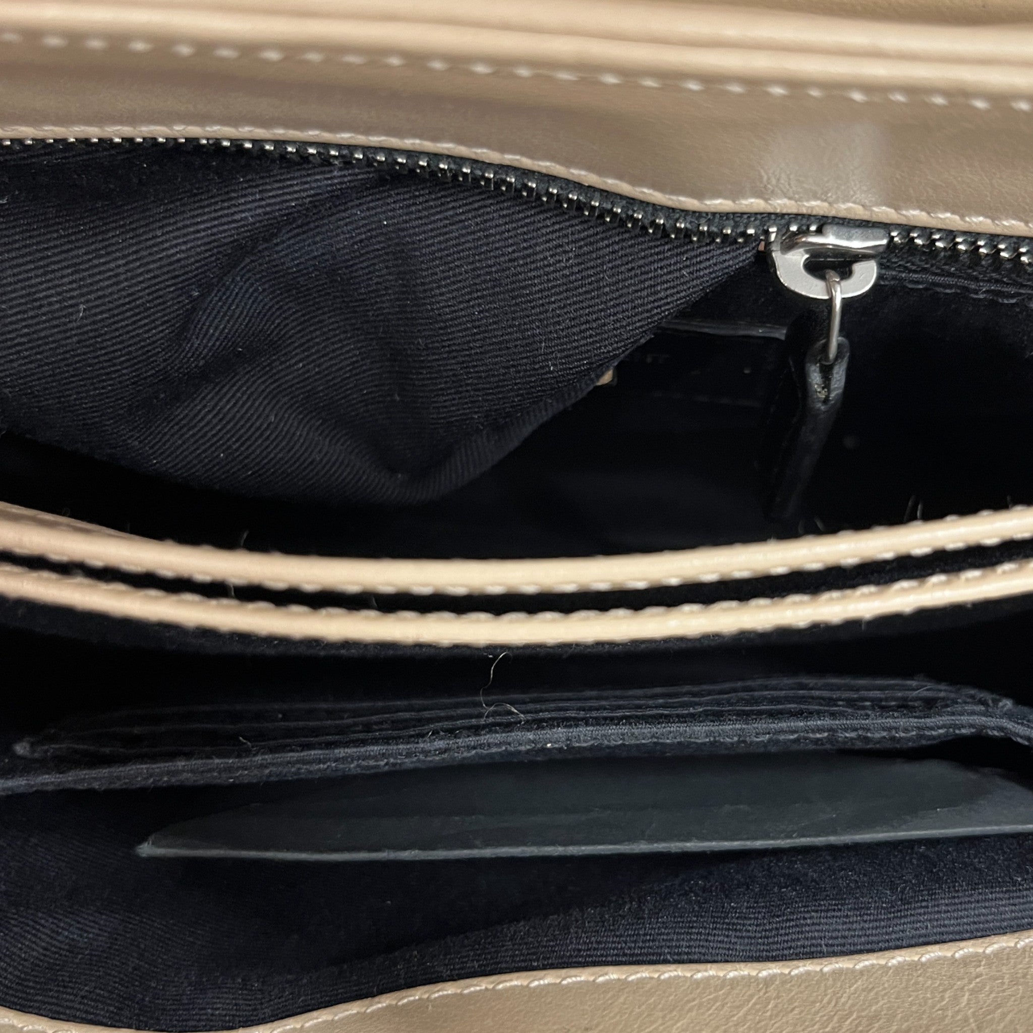 Women's Loulou Toy Crossbody Matelasse Bag Beige