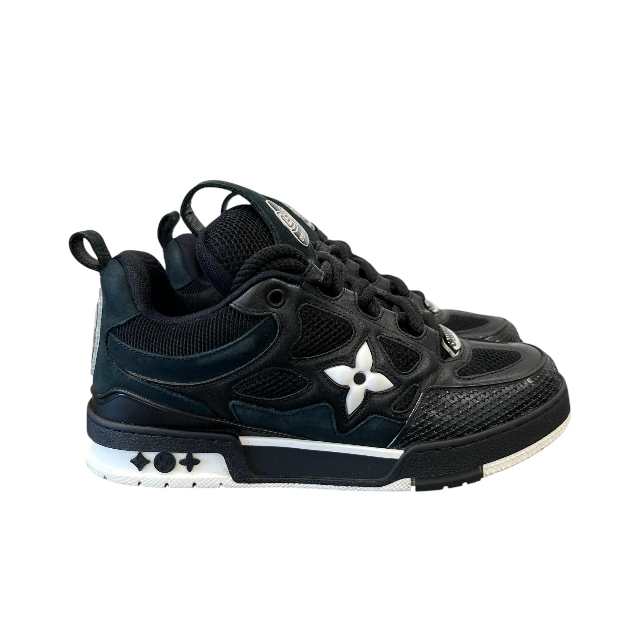 Men's Lv Skate Low Trainers Black Size EU 40 / UK 6