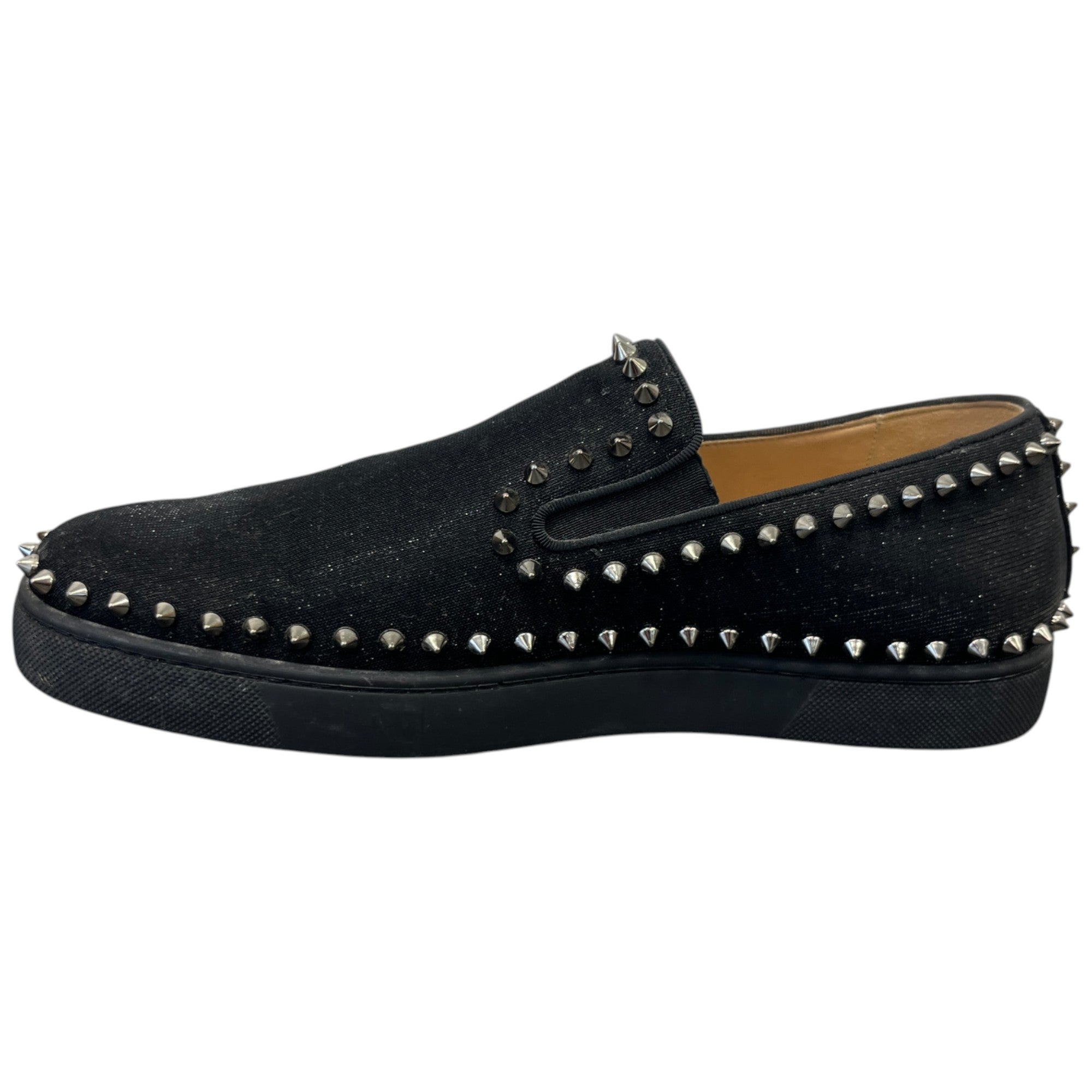 Men's Studded Loafers Black Size EU 42.5 / UK 8.5