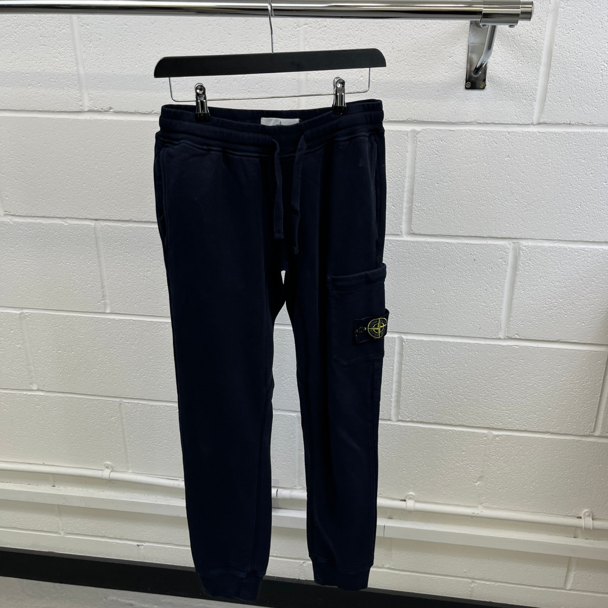 Men's Applique Logo Joggers Navy Size S