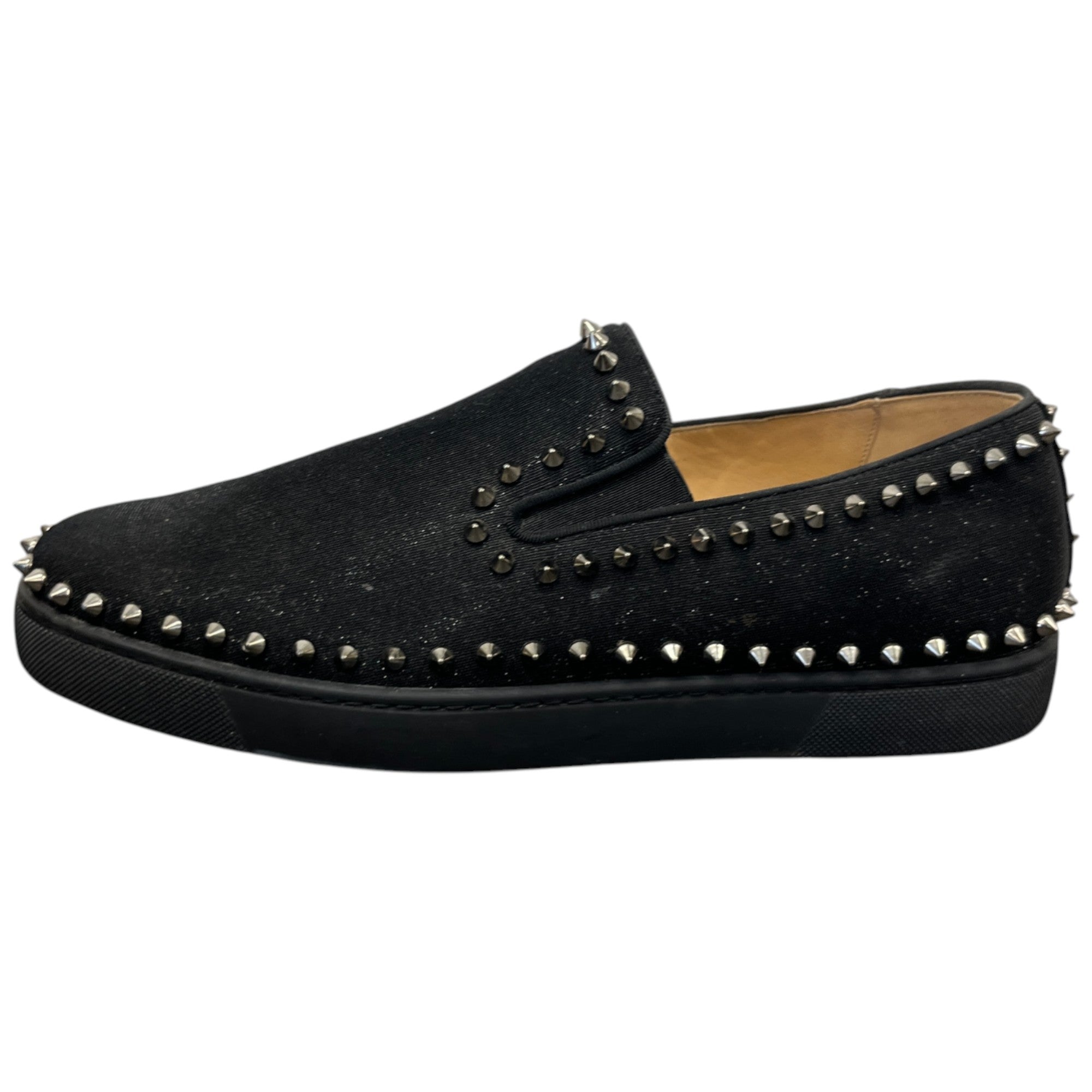 Men's Studded Loafers Black Size EU 42.5 / UK 8.5