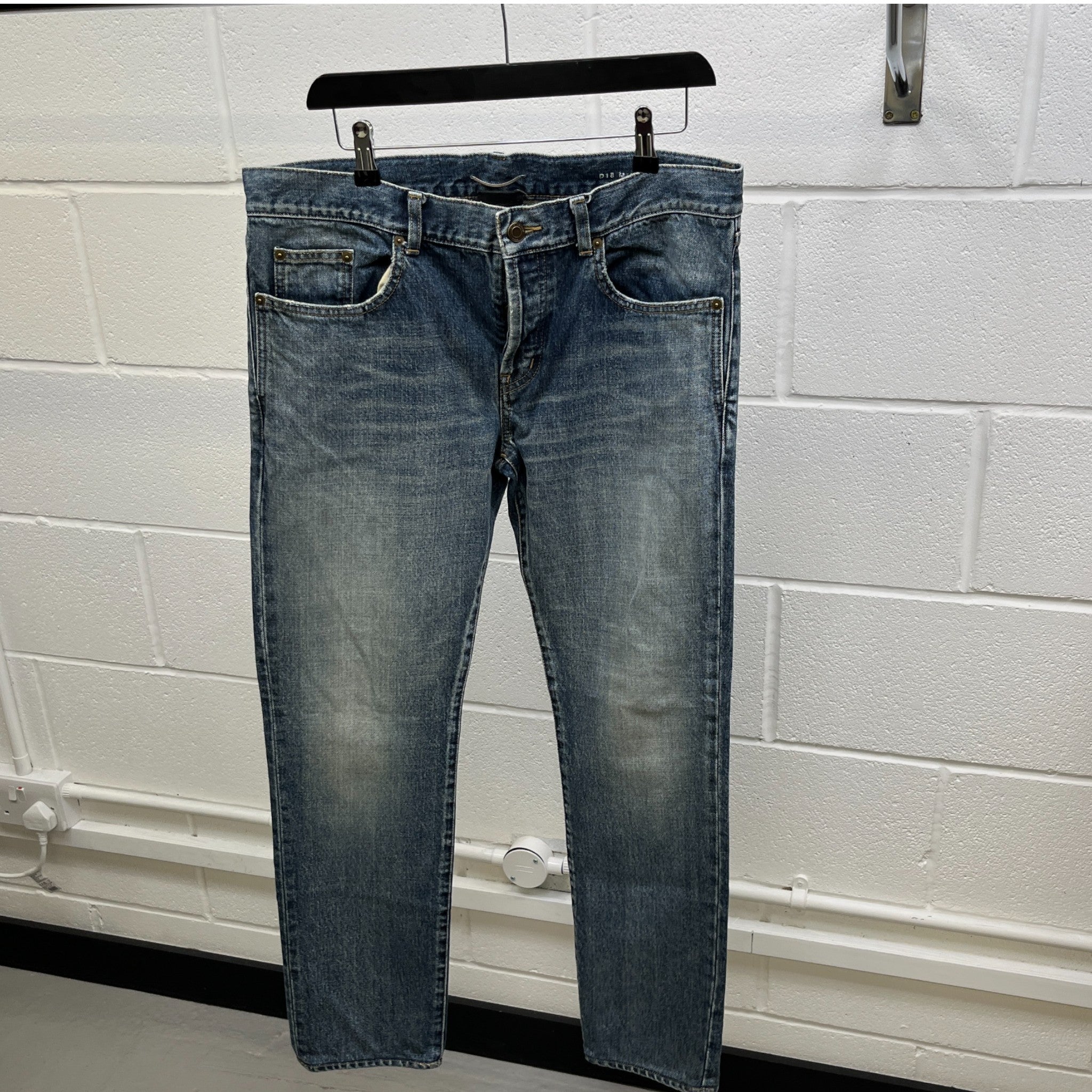 Men's Paris D18 M/Sl-Lw Jeans Blue Size Waist 32"