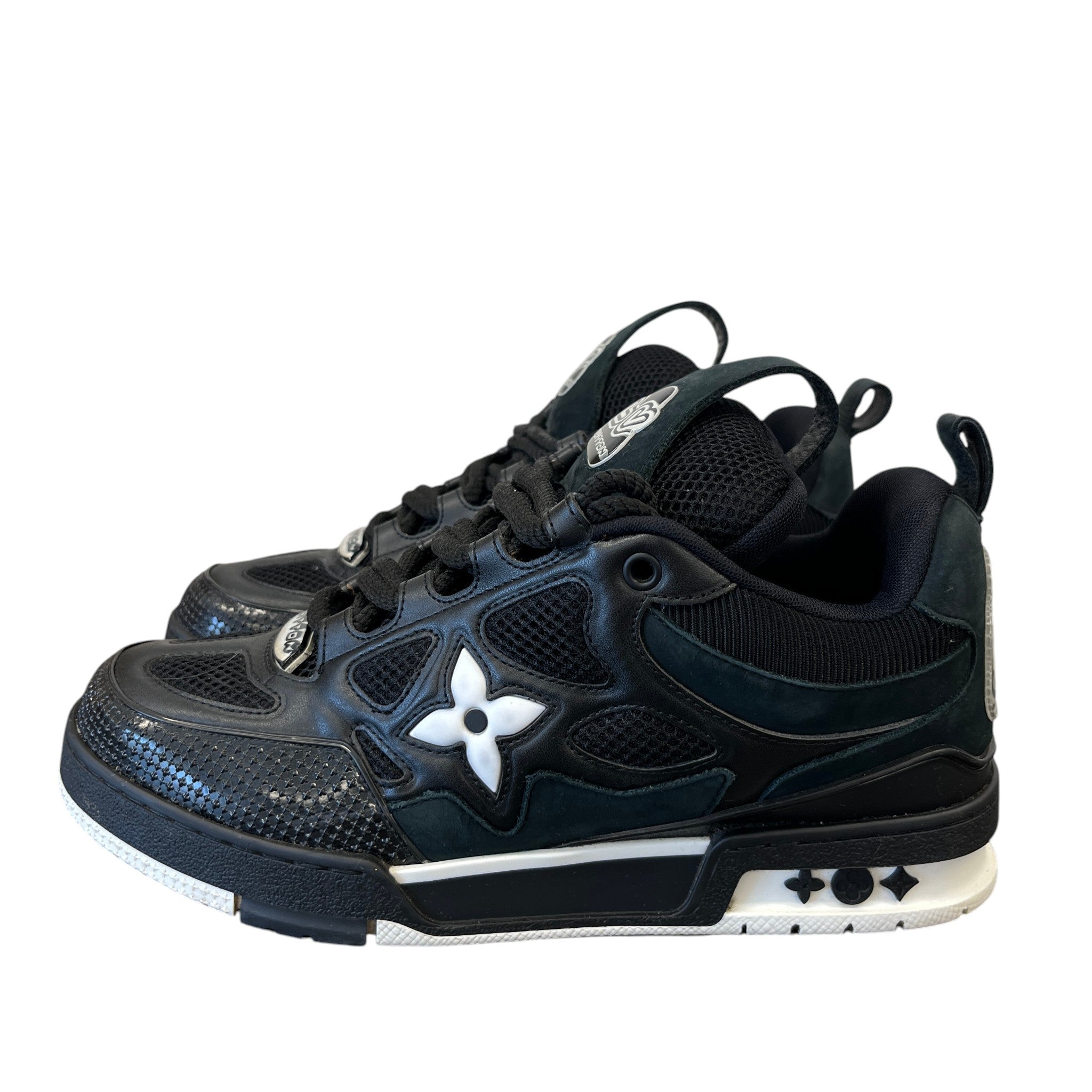 Men's Lv Skate Low Trainers Black Size EU 40 / UK 6