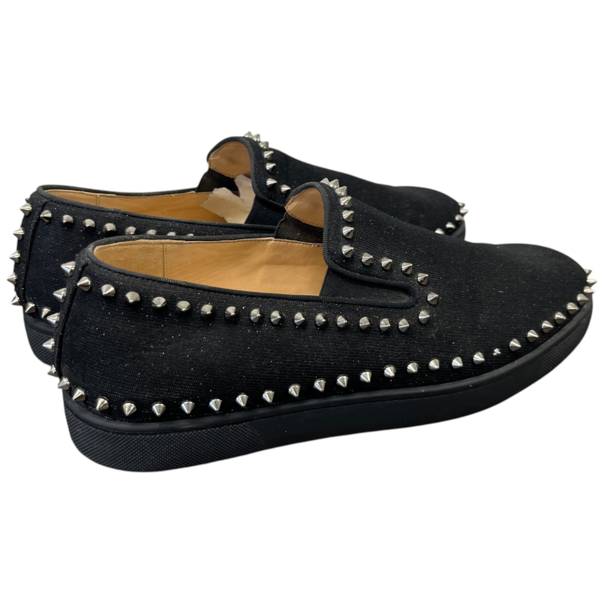 Men's Studded Loafers Black Size EU 42.5 / UK 8.5