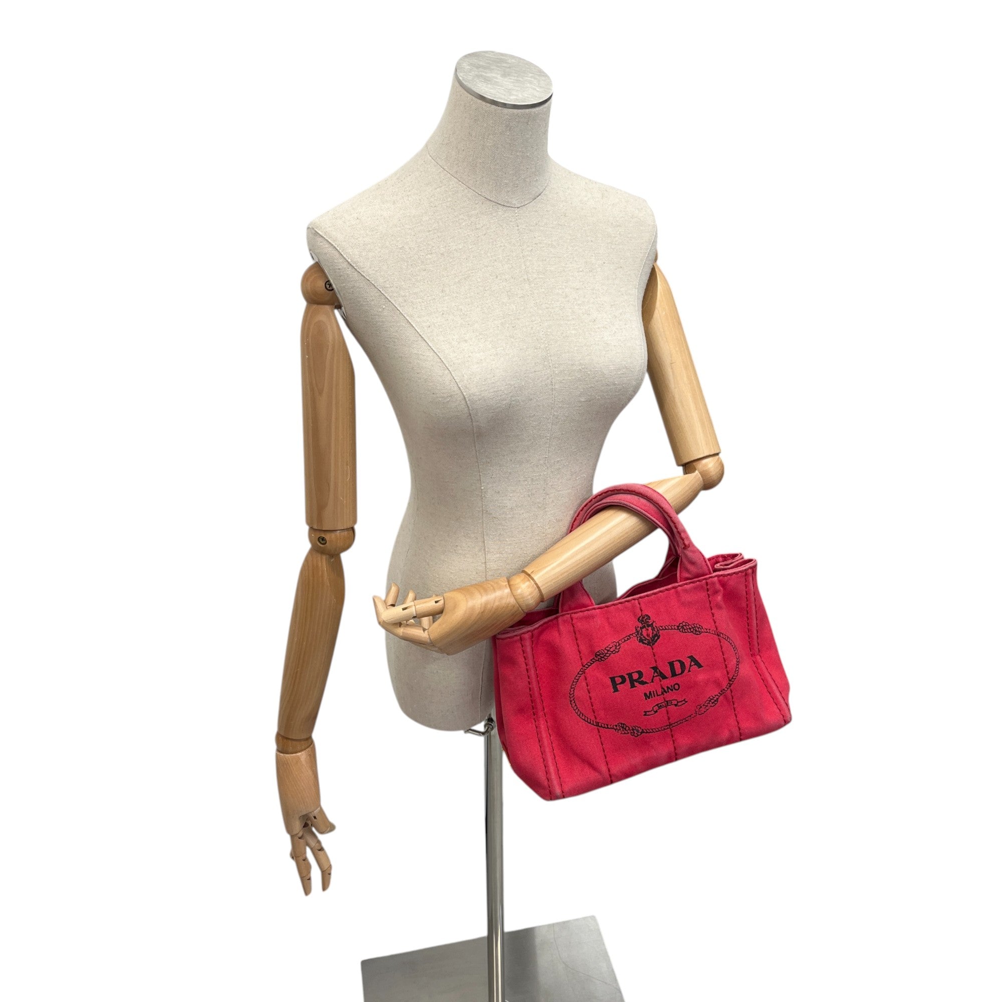 Women's Canapa 2 Way Handbag Pink