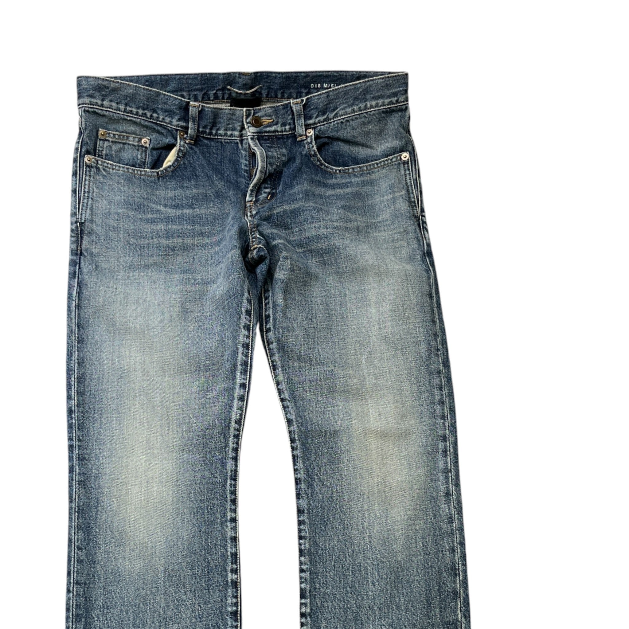 Men's Paris D18 M/Sl-Lw Jeans Blue Size Waist 32"