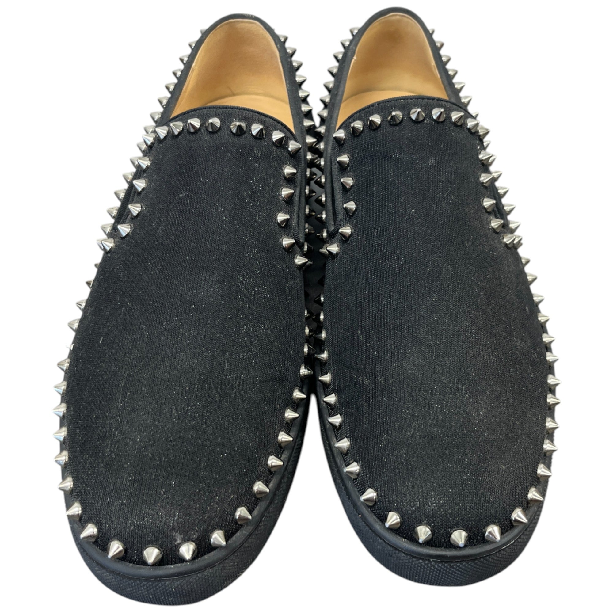 Men's Studded Loafers Black Size EU 42.5 / UK 8.5