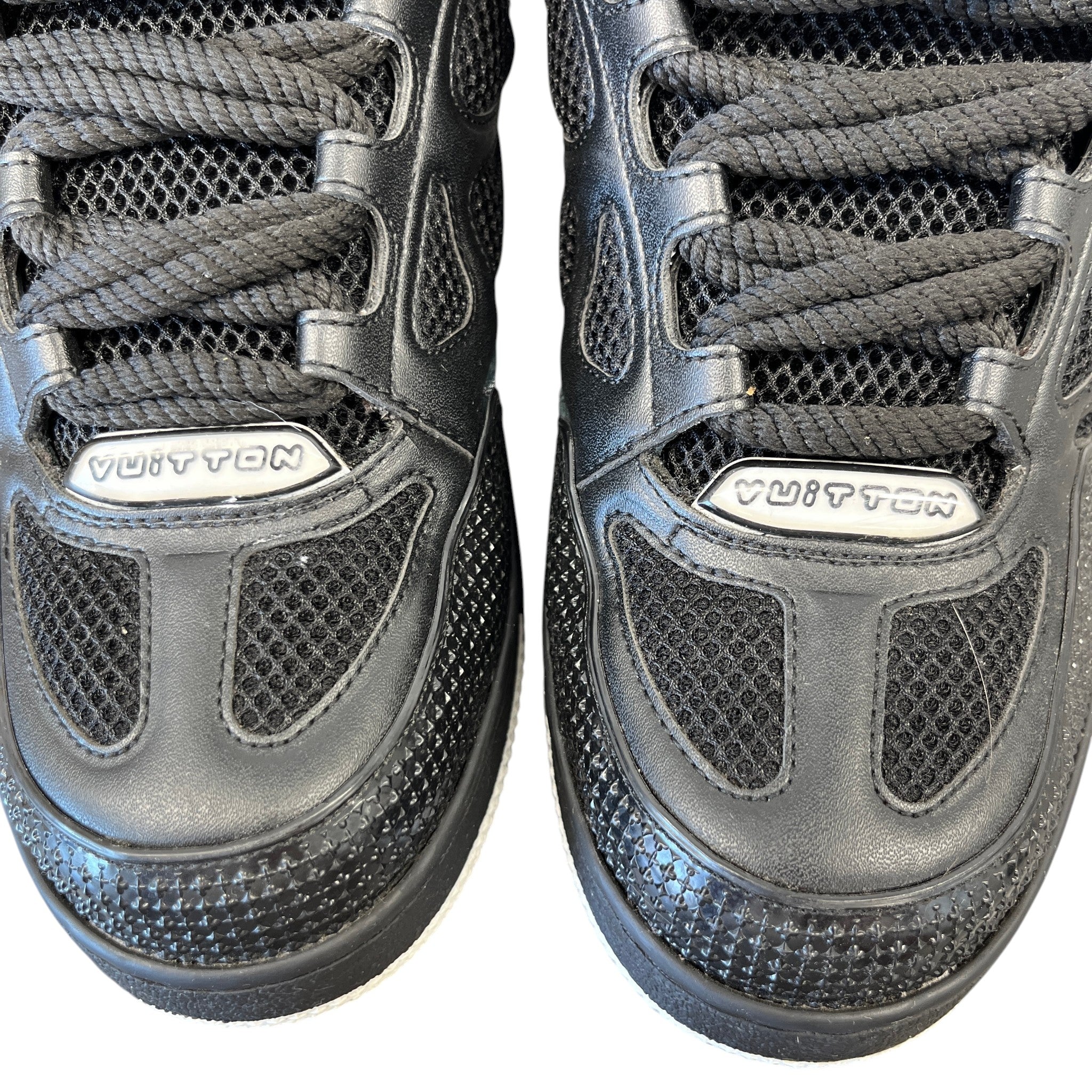 Men's Lv Skate Low Trainers Black Size EU 40 / UK 6