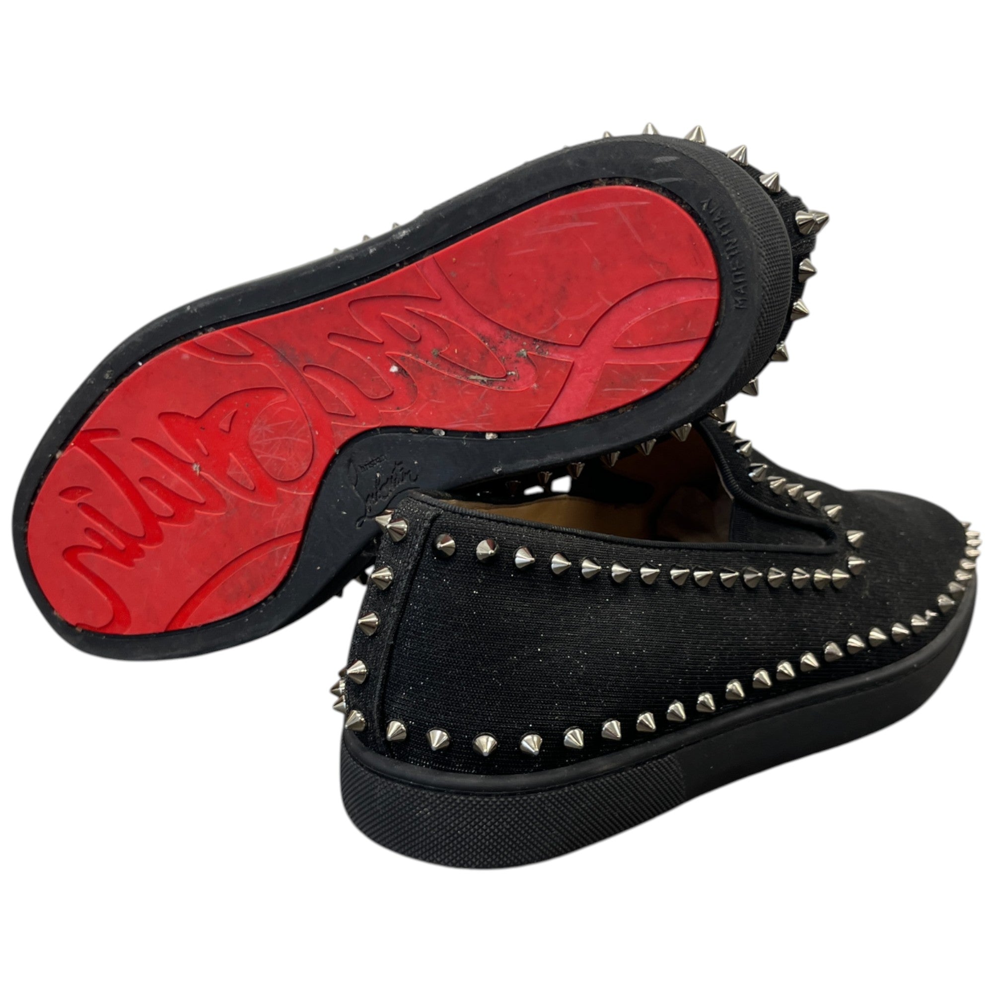 Men's Studded Loafers Black Size EU 42.5 / UK 8.5