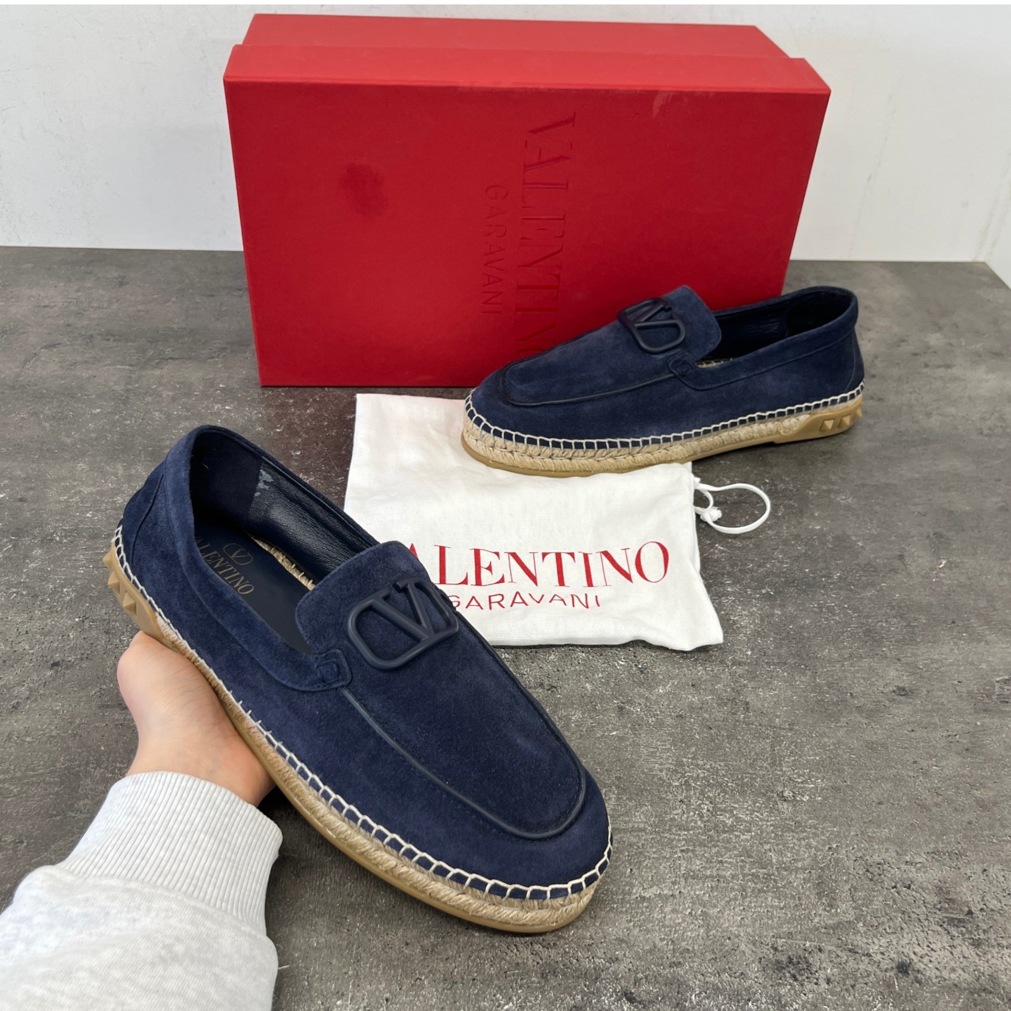 Men's Leisure Flows Espadrilles Navy Size EU 40 / UK 6