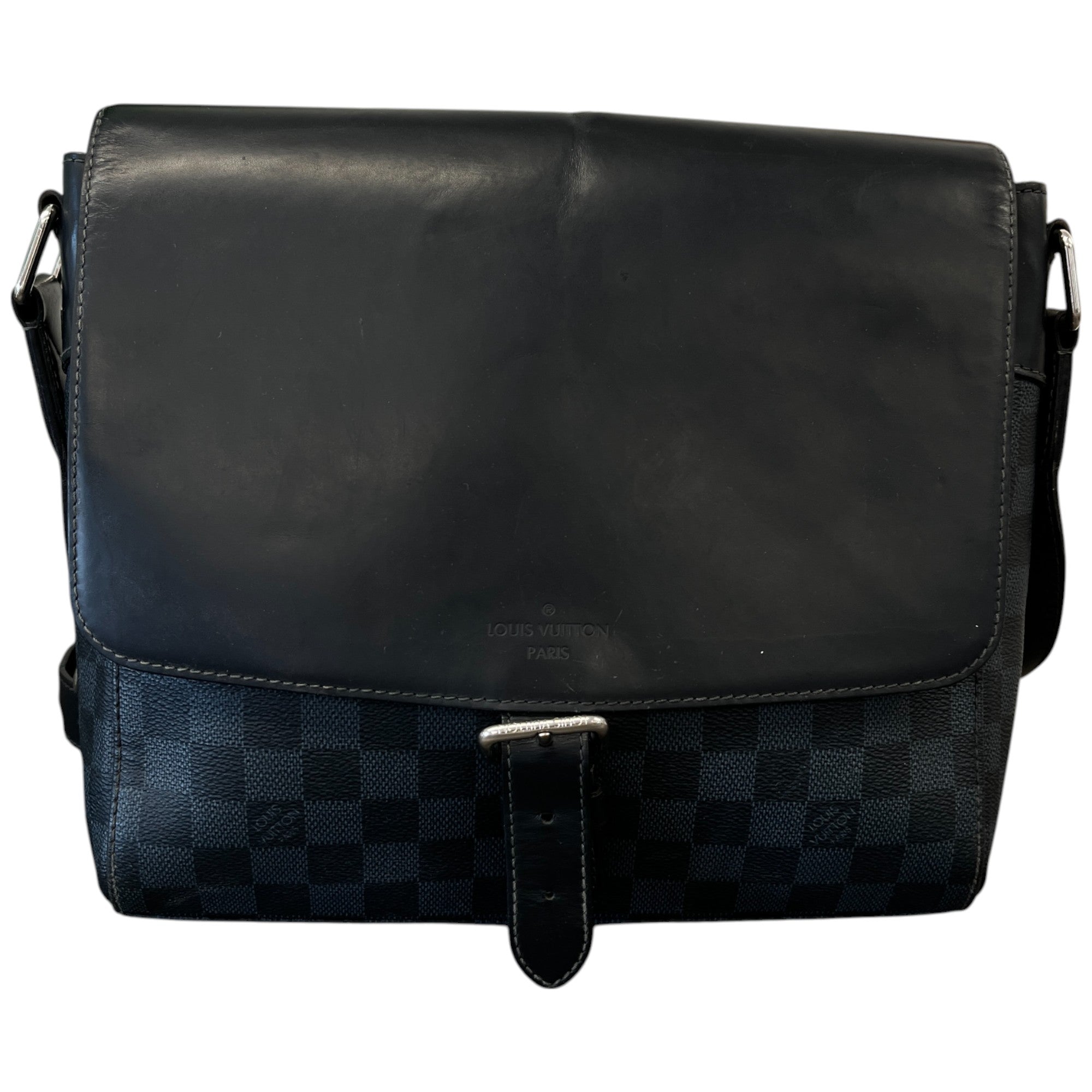 Men's Damier Colbalt Newport Bag Black