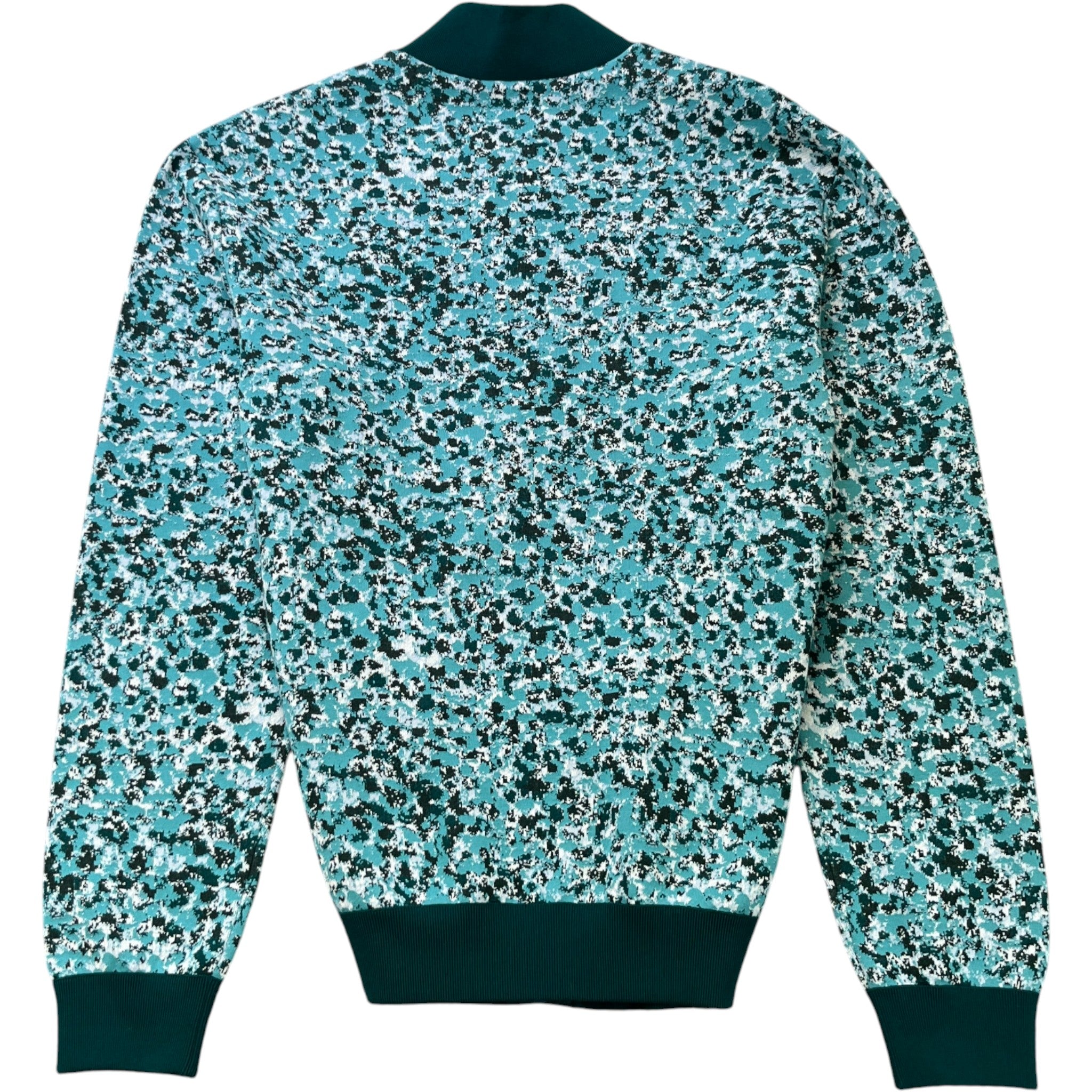 Men's Pointillism Monogram Jacket Green Size M