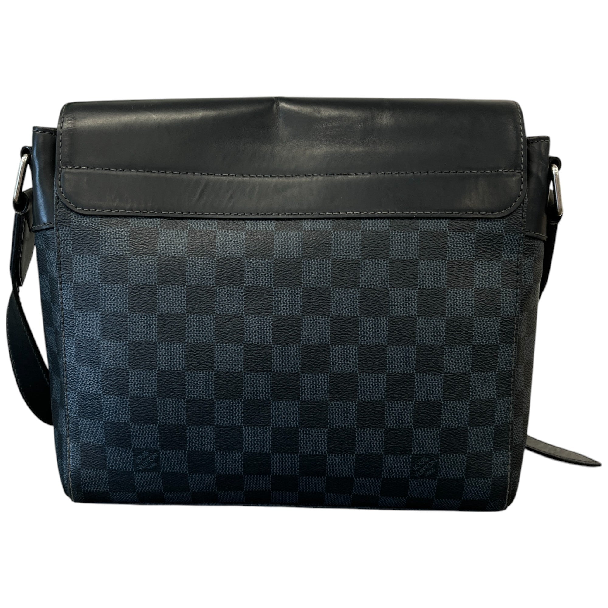 Men's Damier Colbalt Newport Bag Black