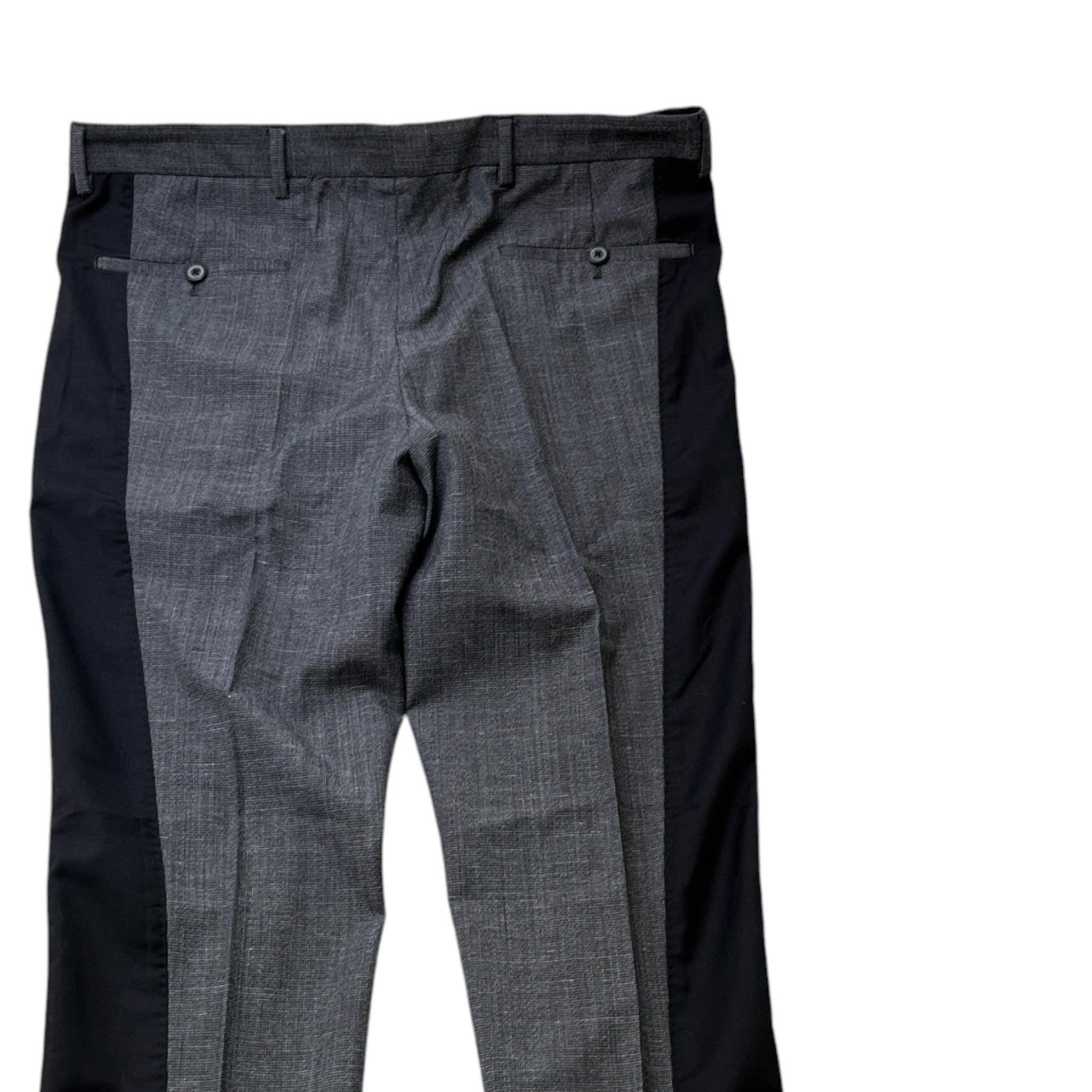 Men's Cigarette Trousers Grey Size IT 48 / UK 32