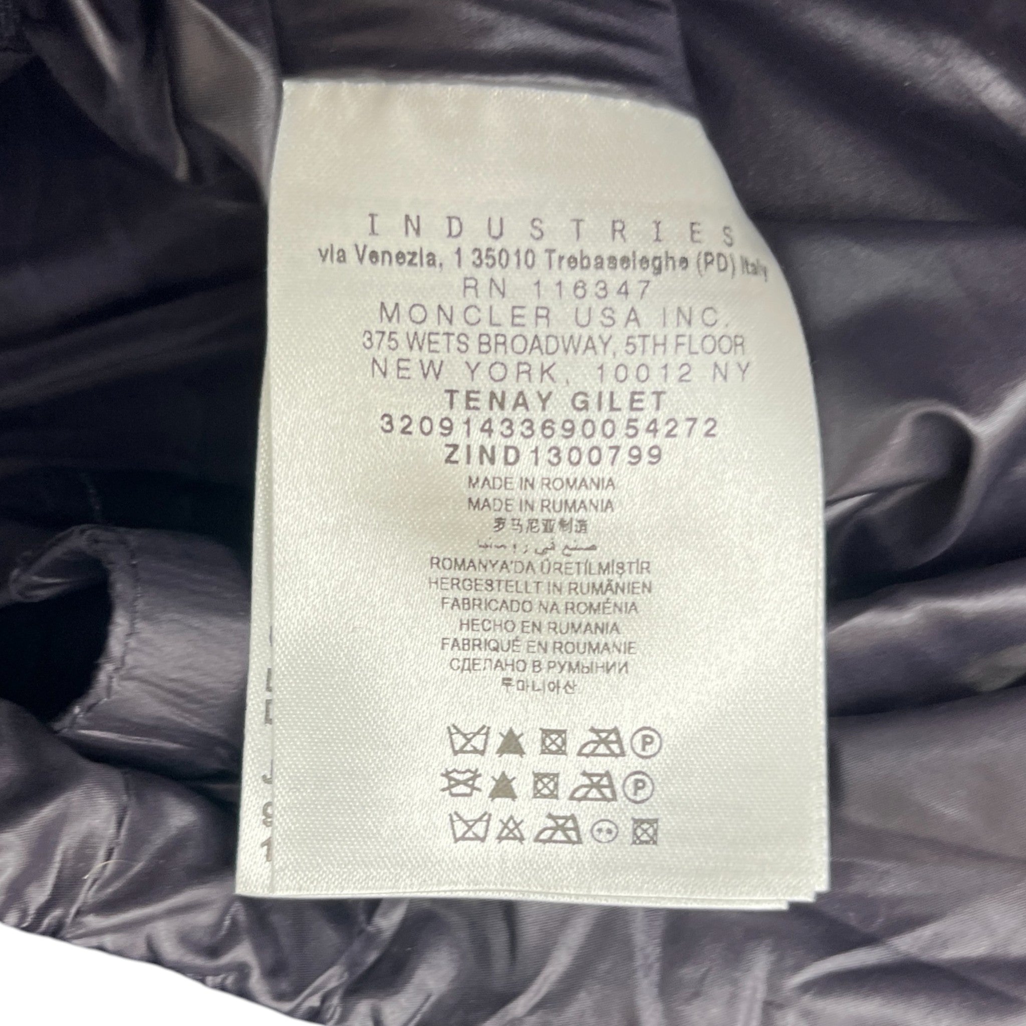 Men's Tenay Gilet Navy Size 4 / XL