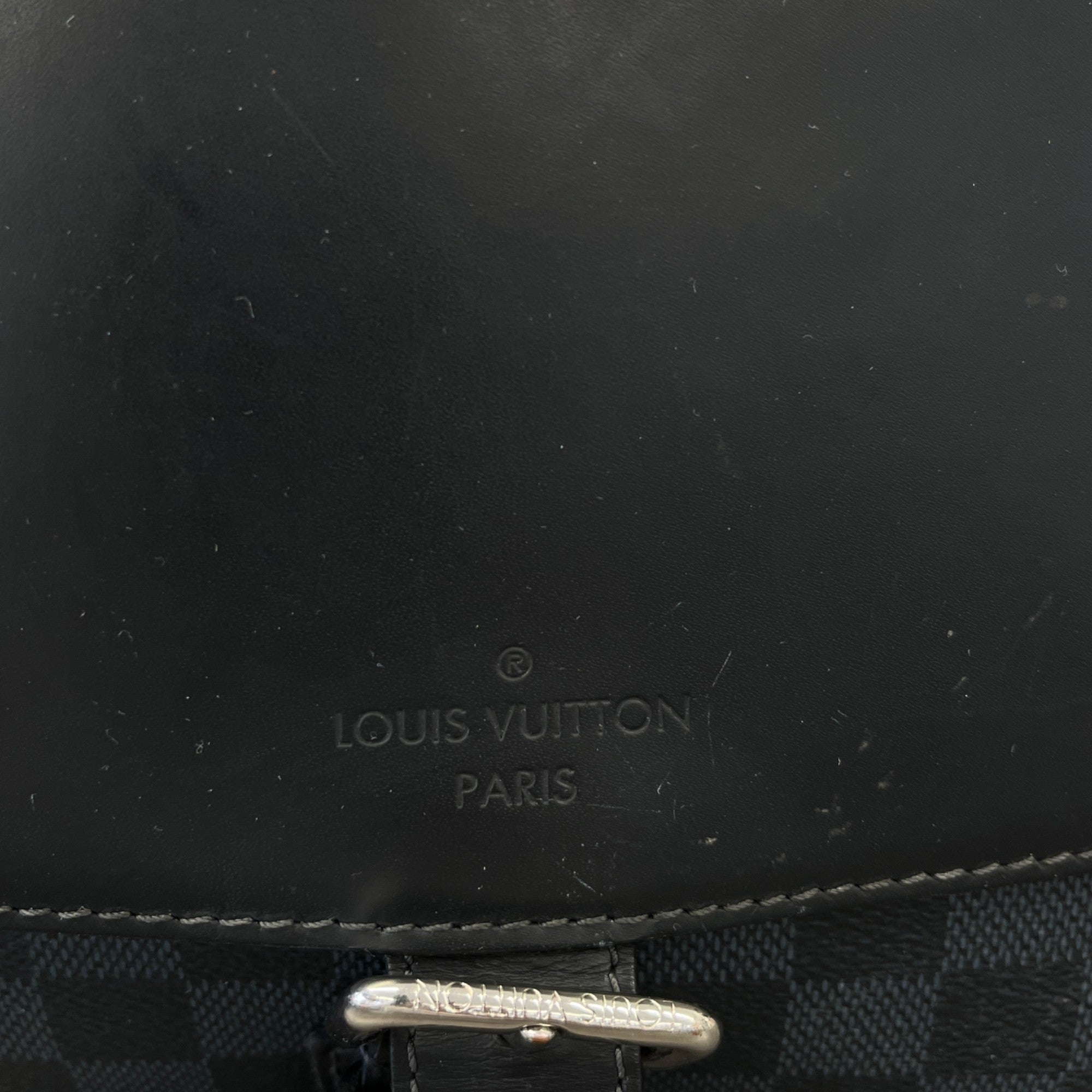 Men's Damier Colbalt Newport Bag Black