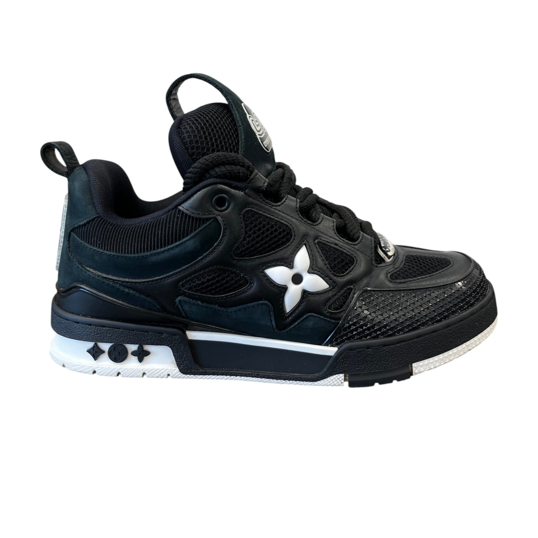 Men's Lv Skate Low Trainers Black Size EU 40 / UK 6
