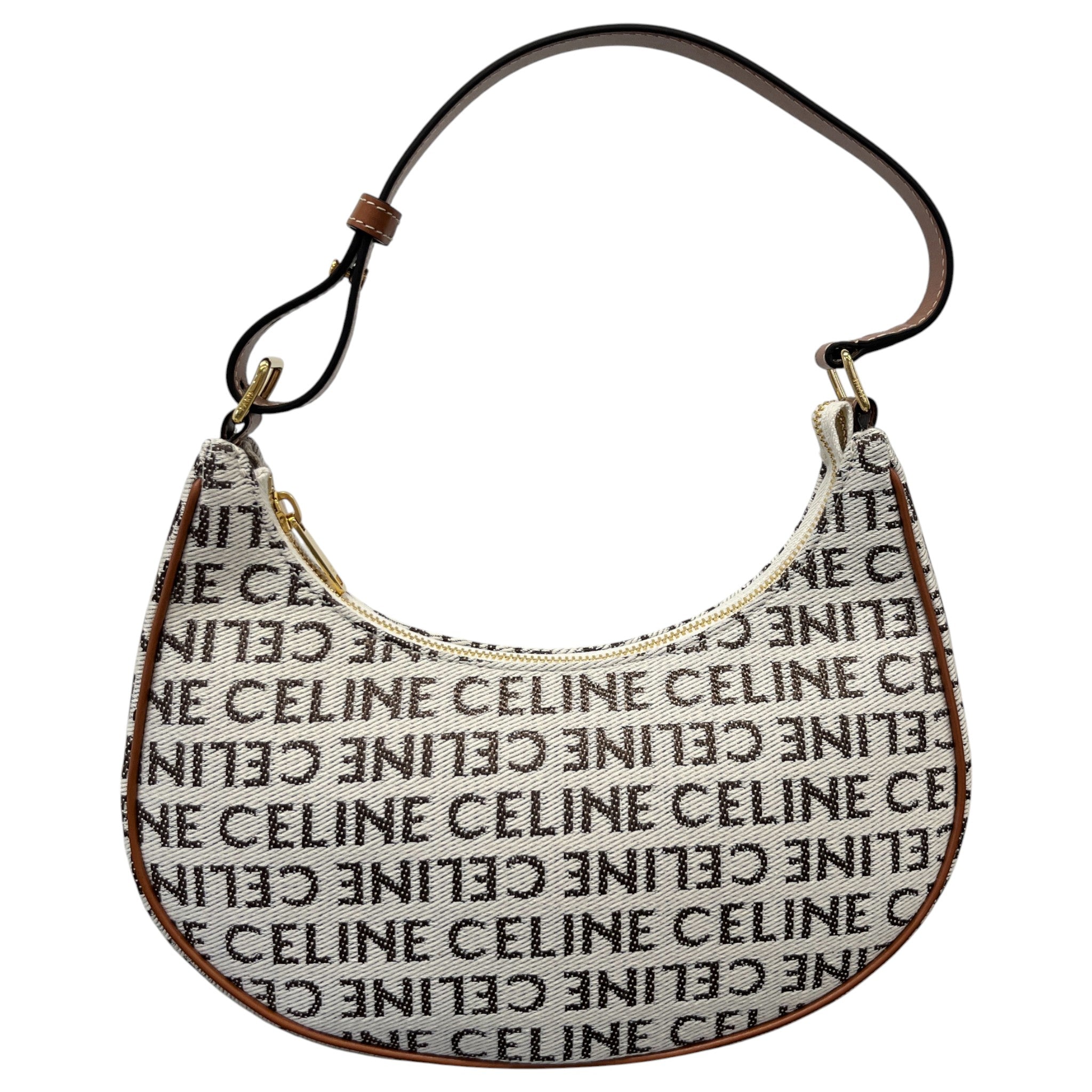 Women's Ava Textile Celine All Over Handbag Tan