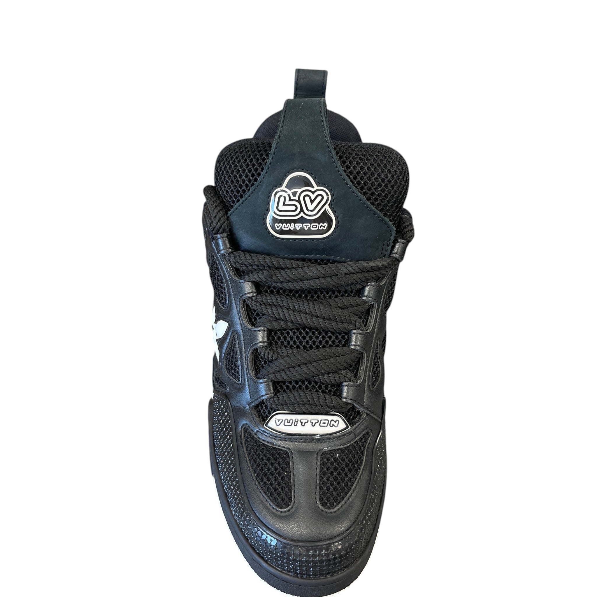 Men's Lv Skate Low Trainers Black Size EU 40 / UK 6