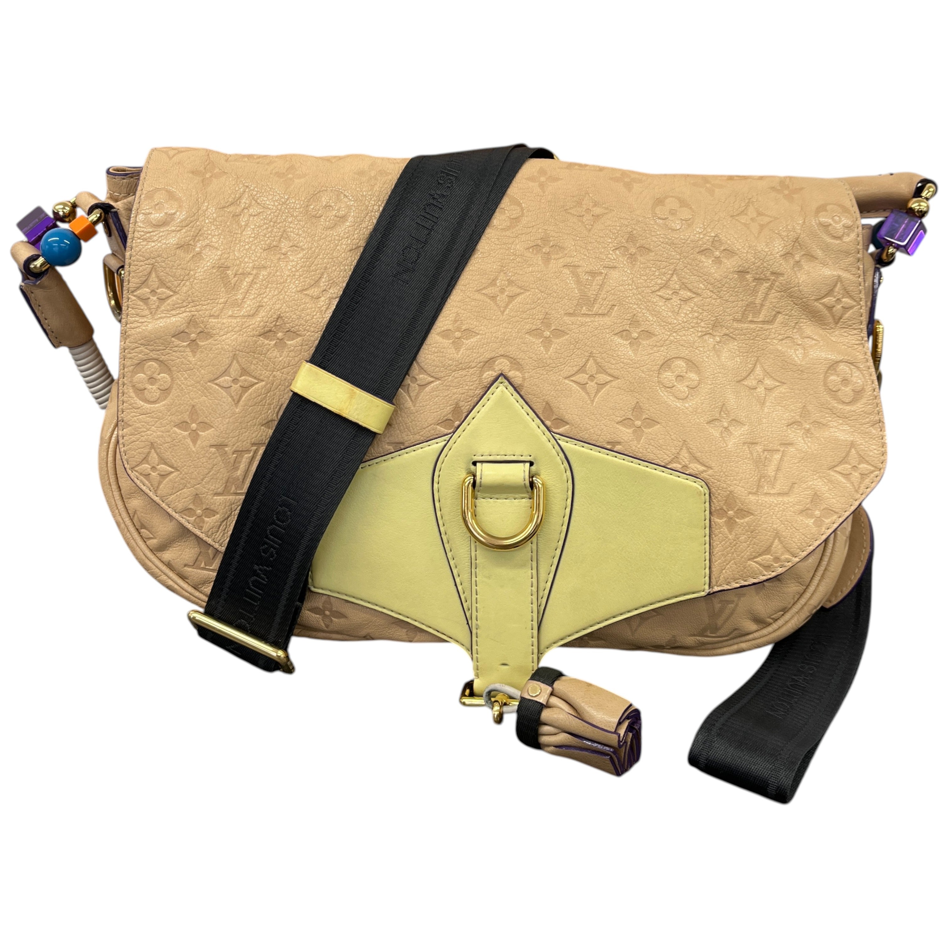 Women's Monogram Underground Messenger Bag Nude
