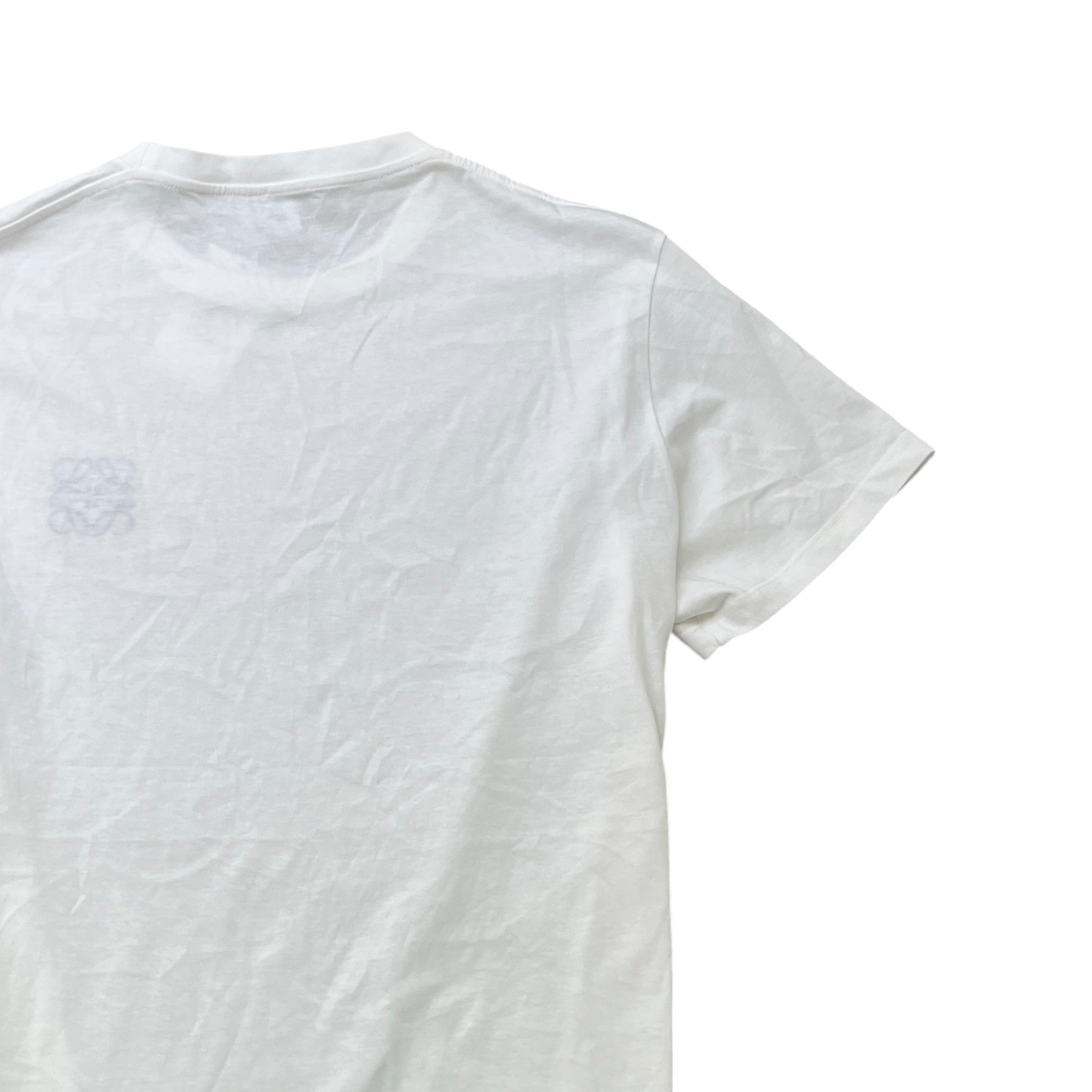 Men's Embroidered Anagram T-Shirt White Size M