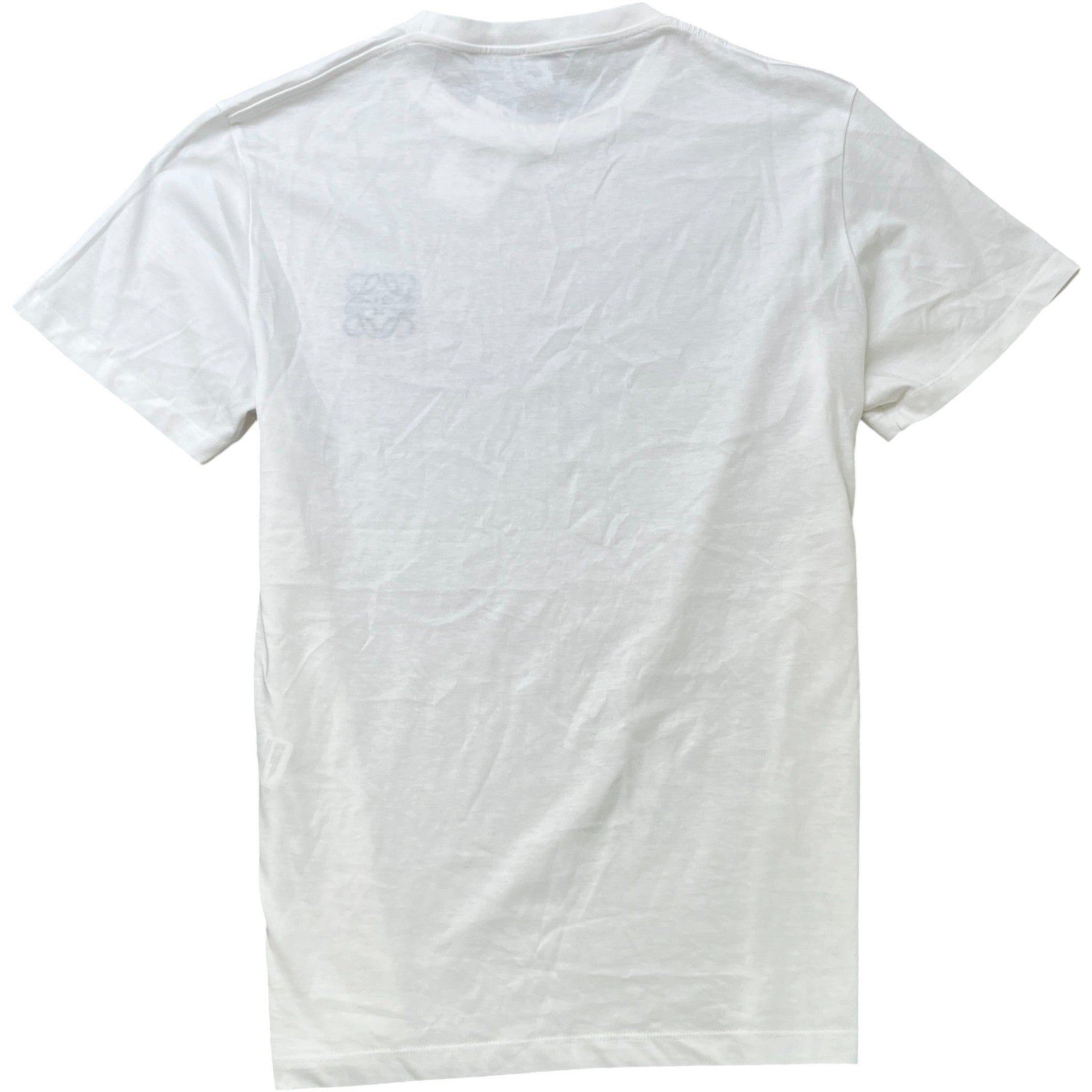 Men's Embroidered Anagram T-Shirt White Size M