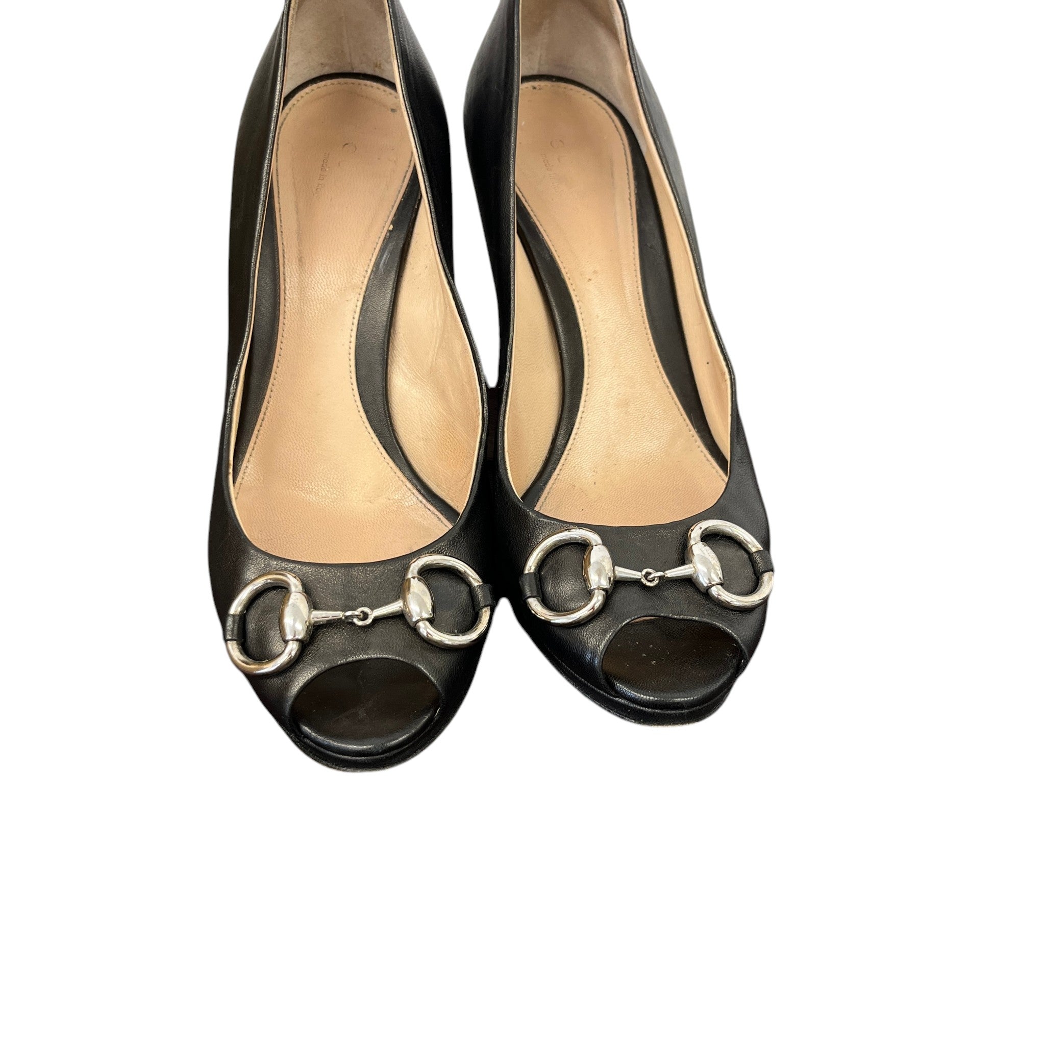 Women's Horsebit Pumbs Heels Black Size EU 37.5 / UK 4.5