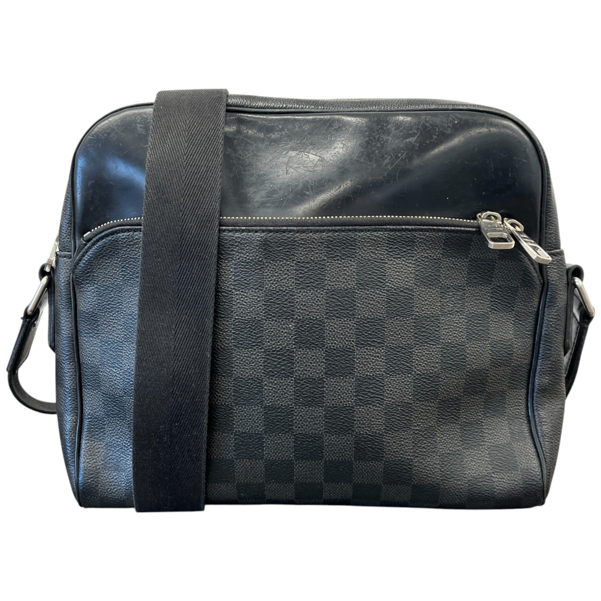 Men's Damier Graphite Dayton Messenger Bag Grey
