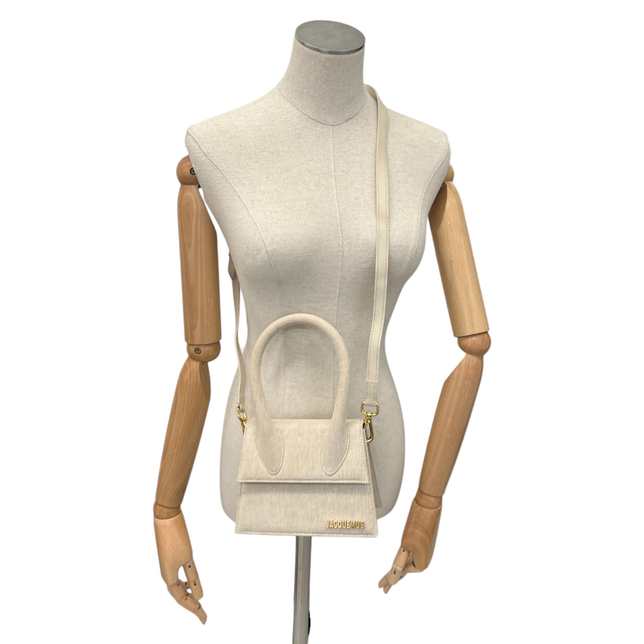 Women's Chiquito Moyen Linen Bag Beige