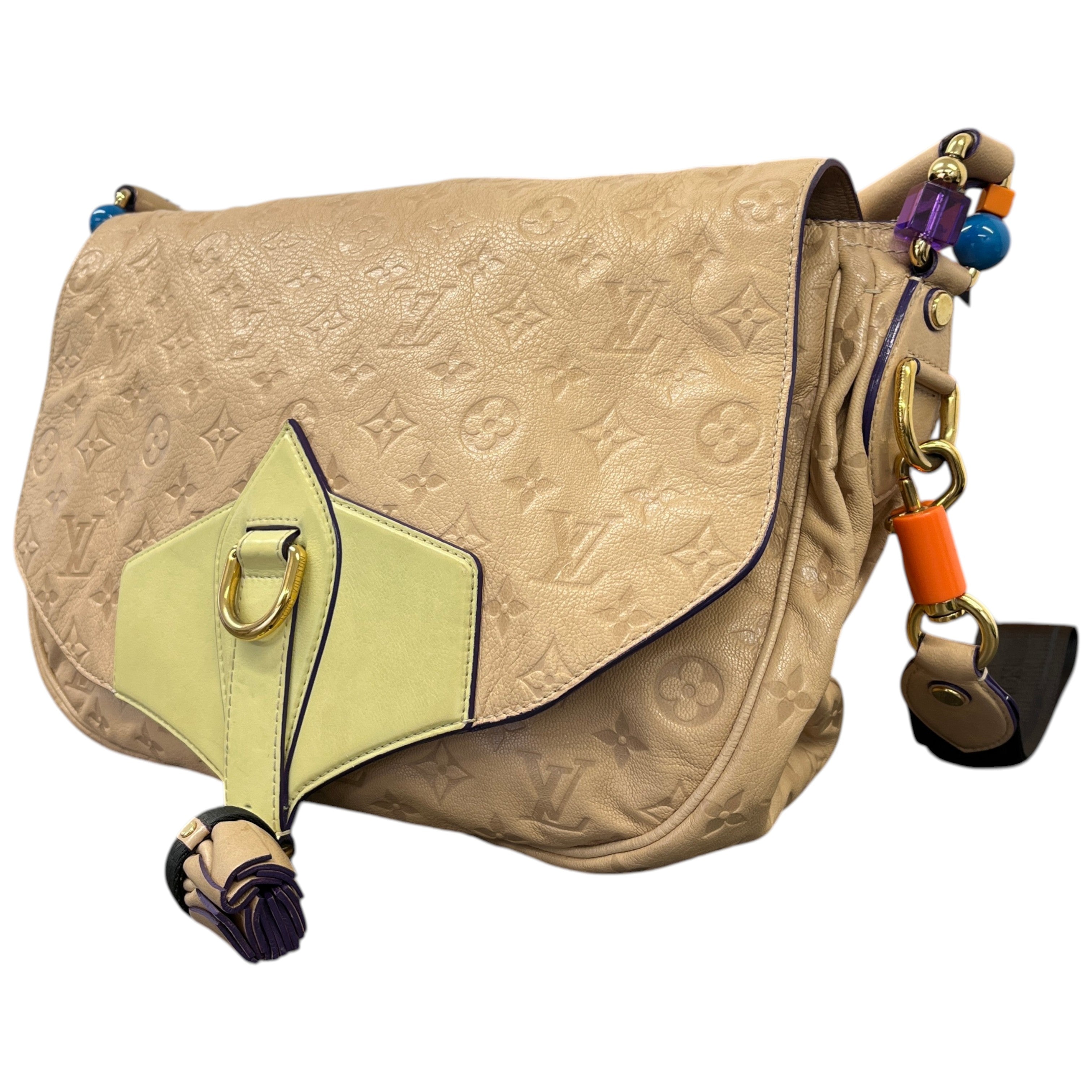 Women's Monogram Underground Messenger Bag Nude