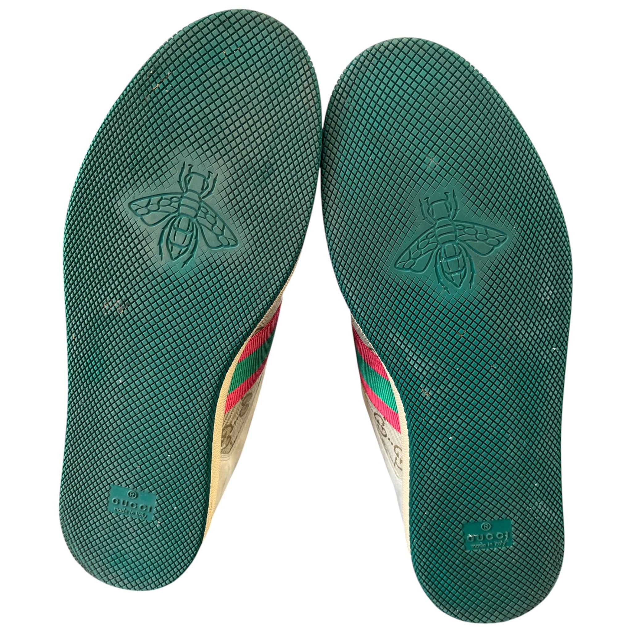 Men's Screener Distressed Low Trainers Beige Size EU 42 / UK 8