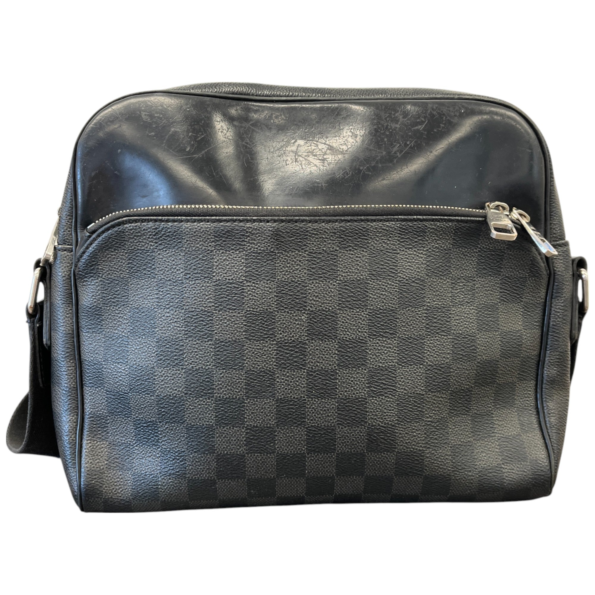 Men's Damier Graphite Dayton Messenger Bag Grey