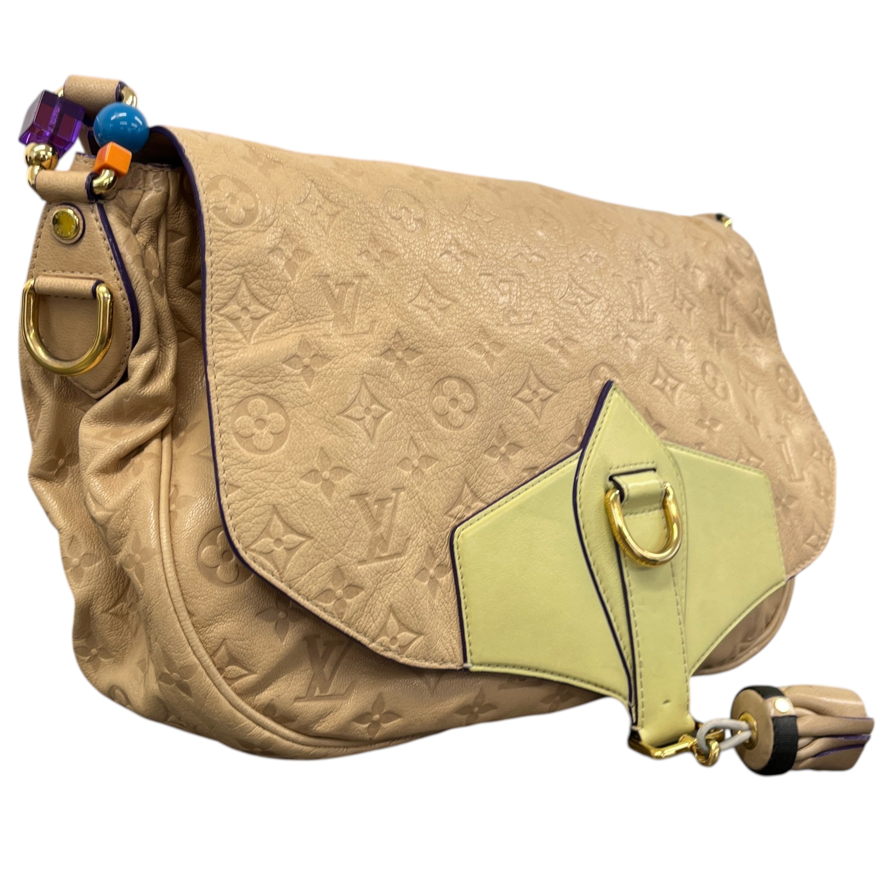 Women's Monogram Underground Messenger Bag Nude