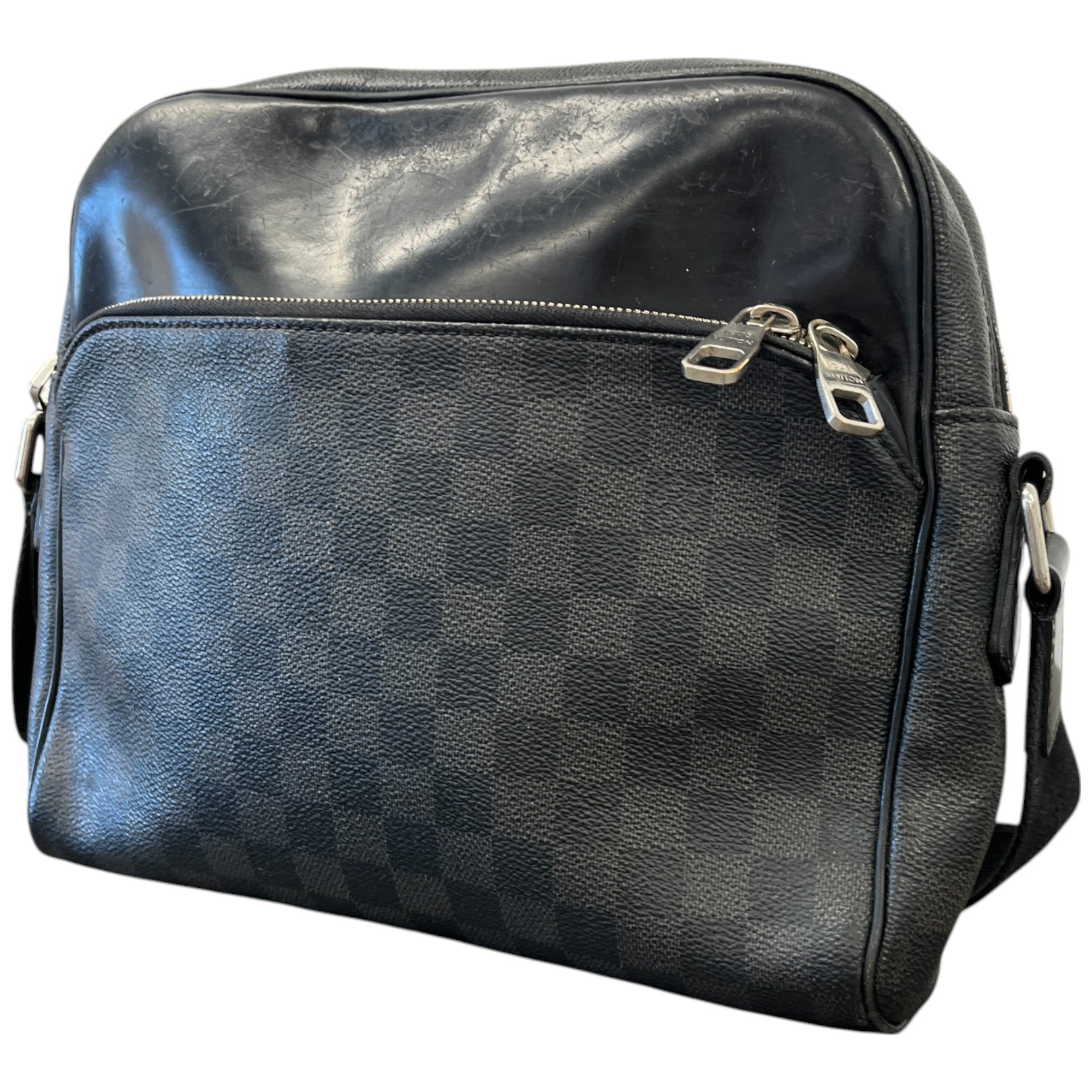 Men's Damier Graphite Dayton Messenger Bag Grey
