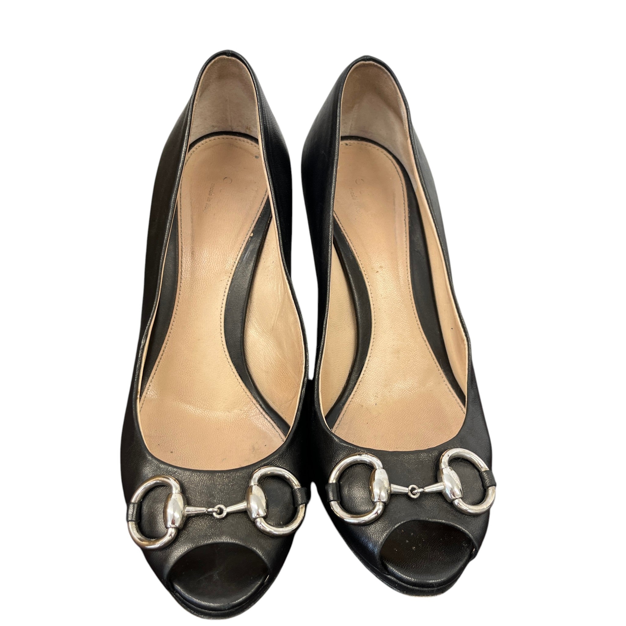 Women's Horsebit Pumbs Heels Black Size EU 37.5 / UK 4.5