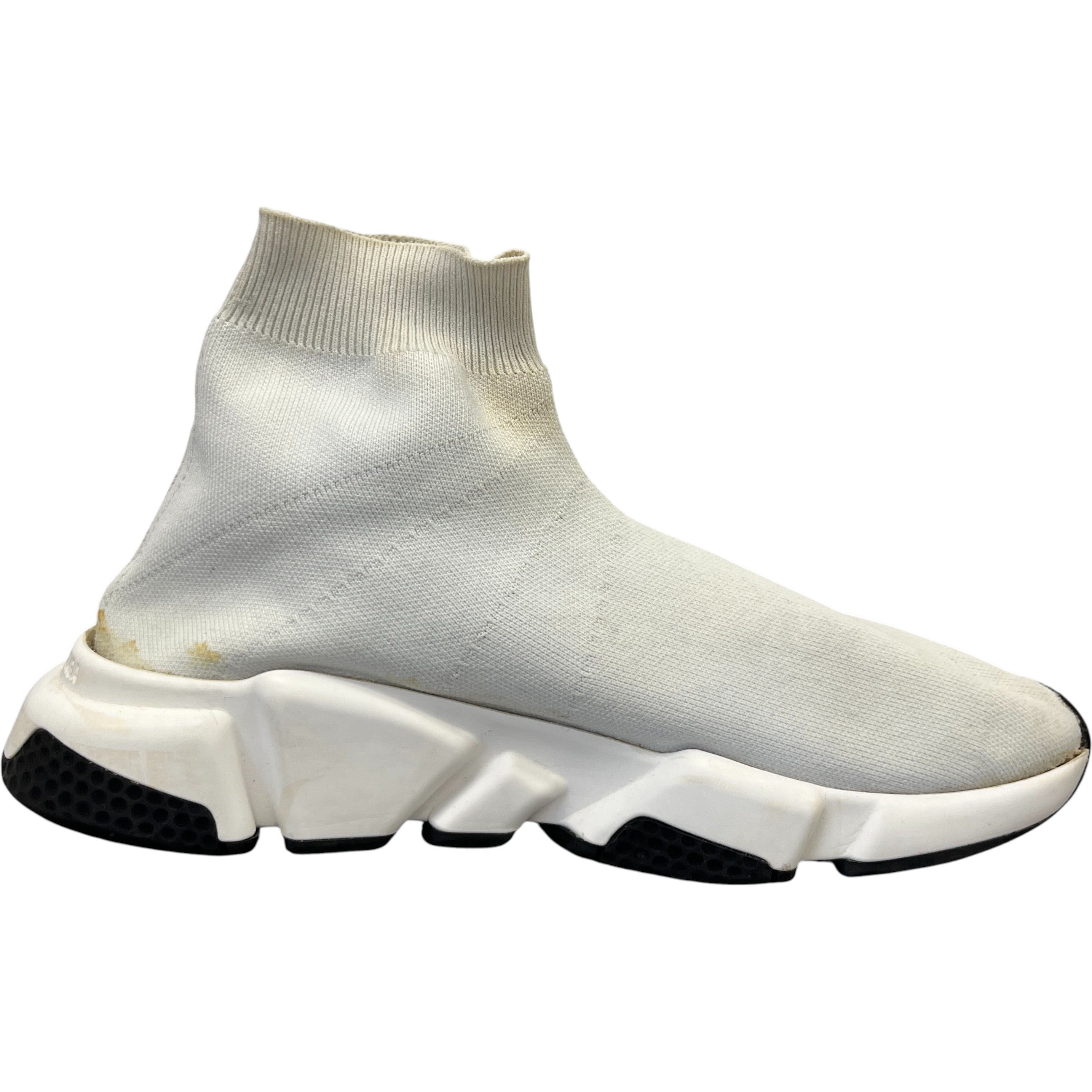 Men's Speed Sock High Trainers White Size EU 40 / UK 6