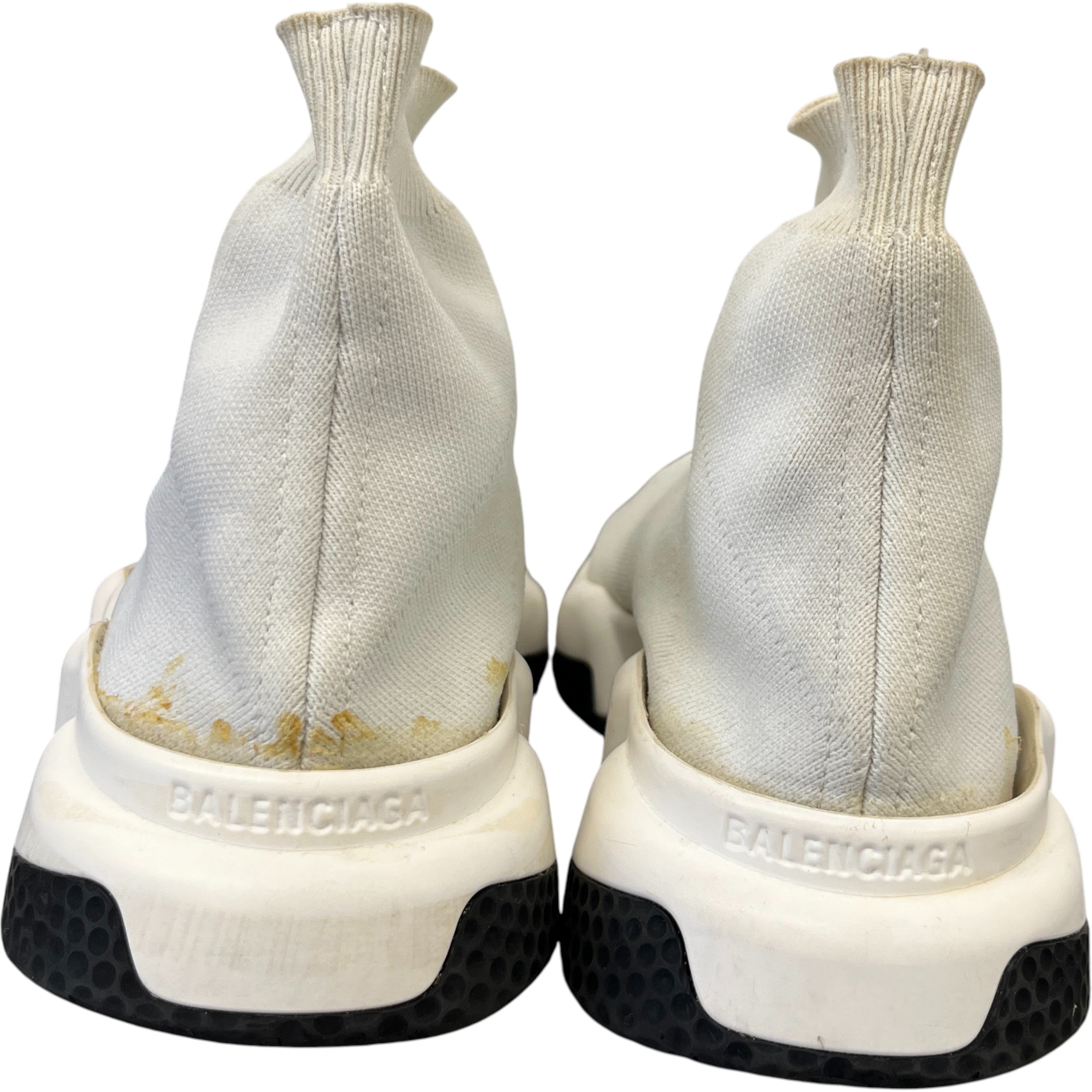 Men's Speed Sock High Trainers White Size EU 40 / UK 6