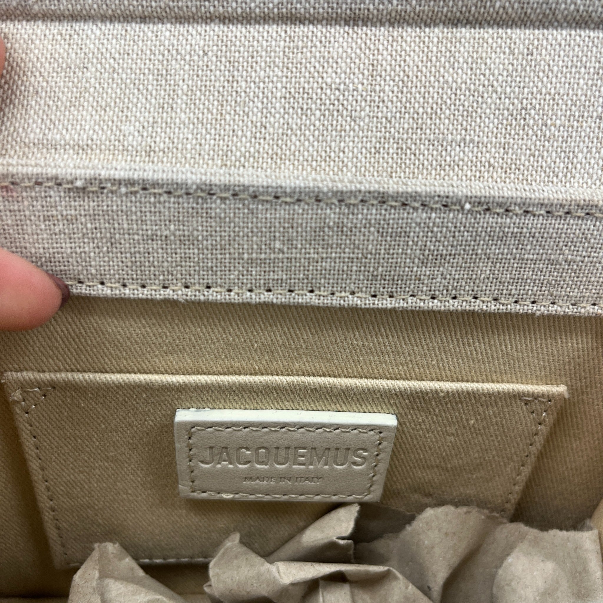 Women's Chiquito Moyen Linen Bag Beige