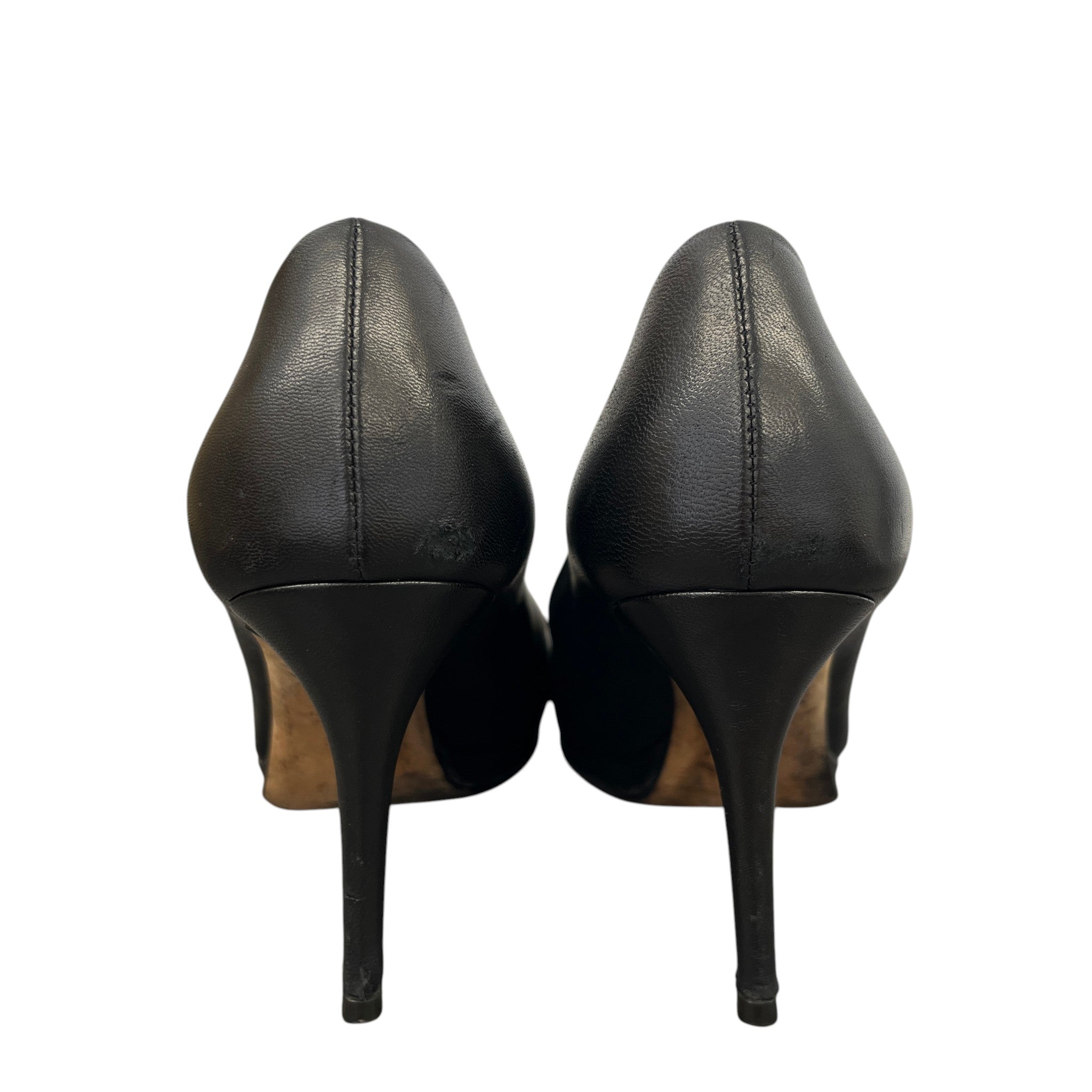 Women's Horsebit Pumbs Heels Black Size EU 37.5 / UK 4.5