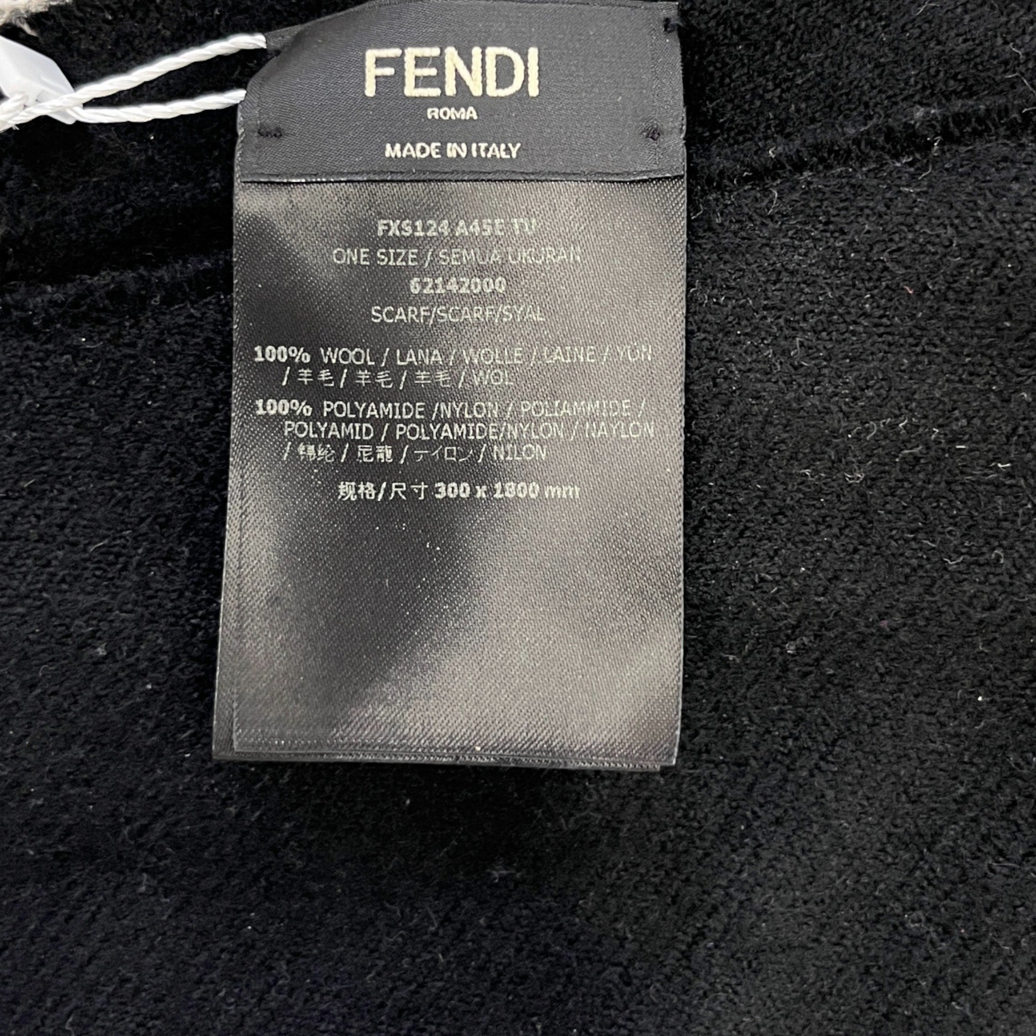 Men's Monster Eyes Zip Scarf Black