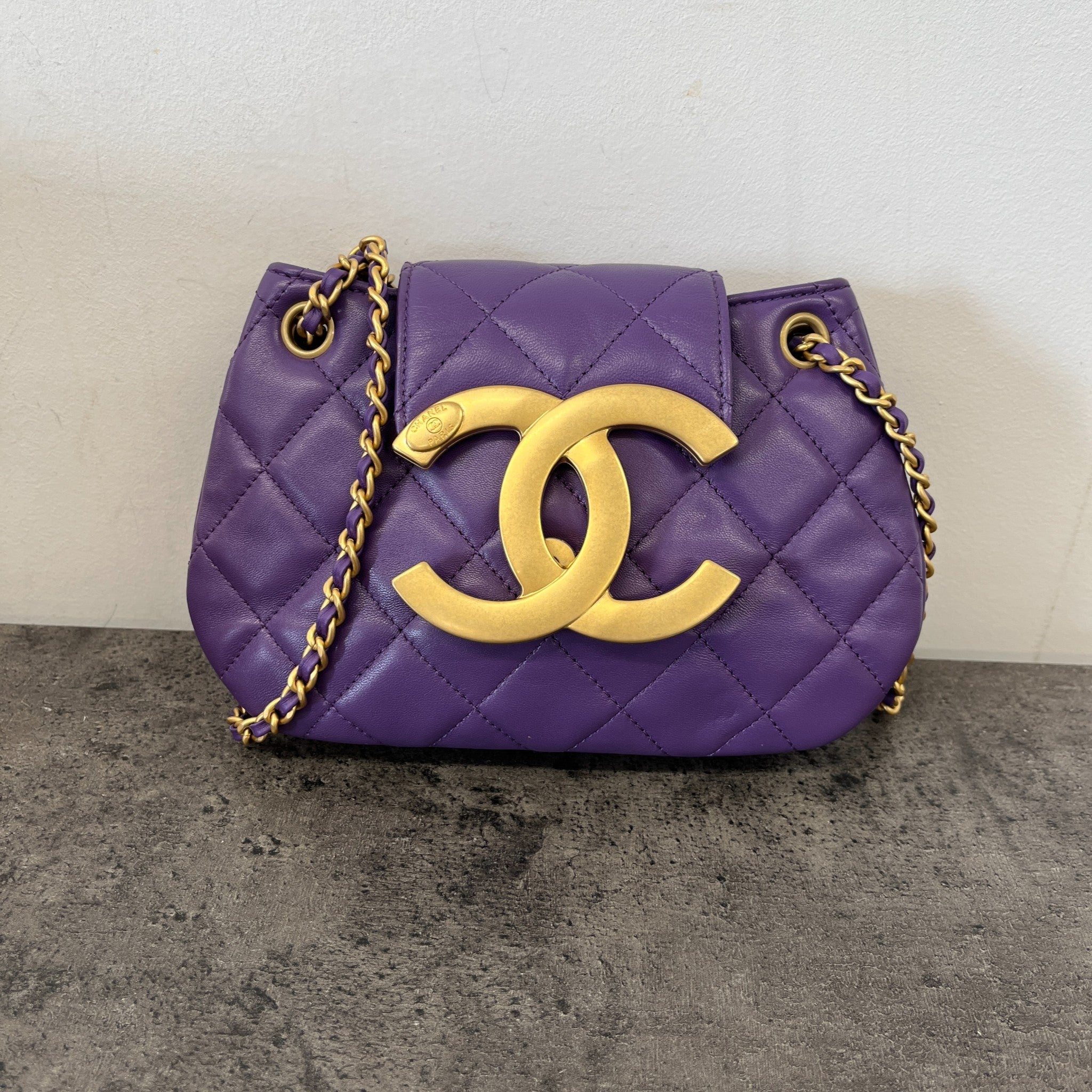 Women's Cc Quilted Bag Purple