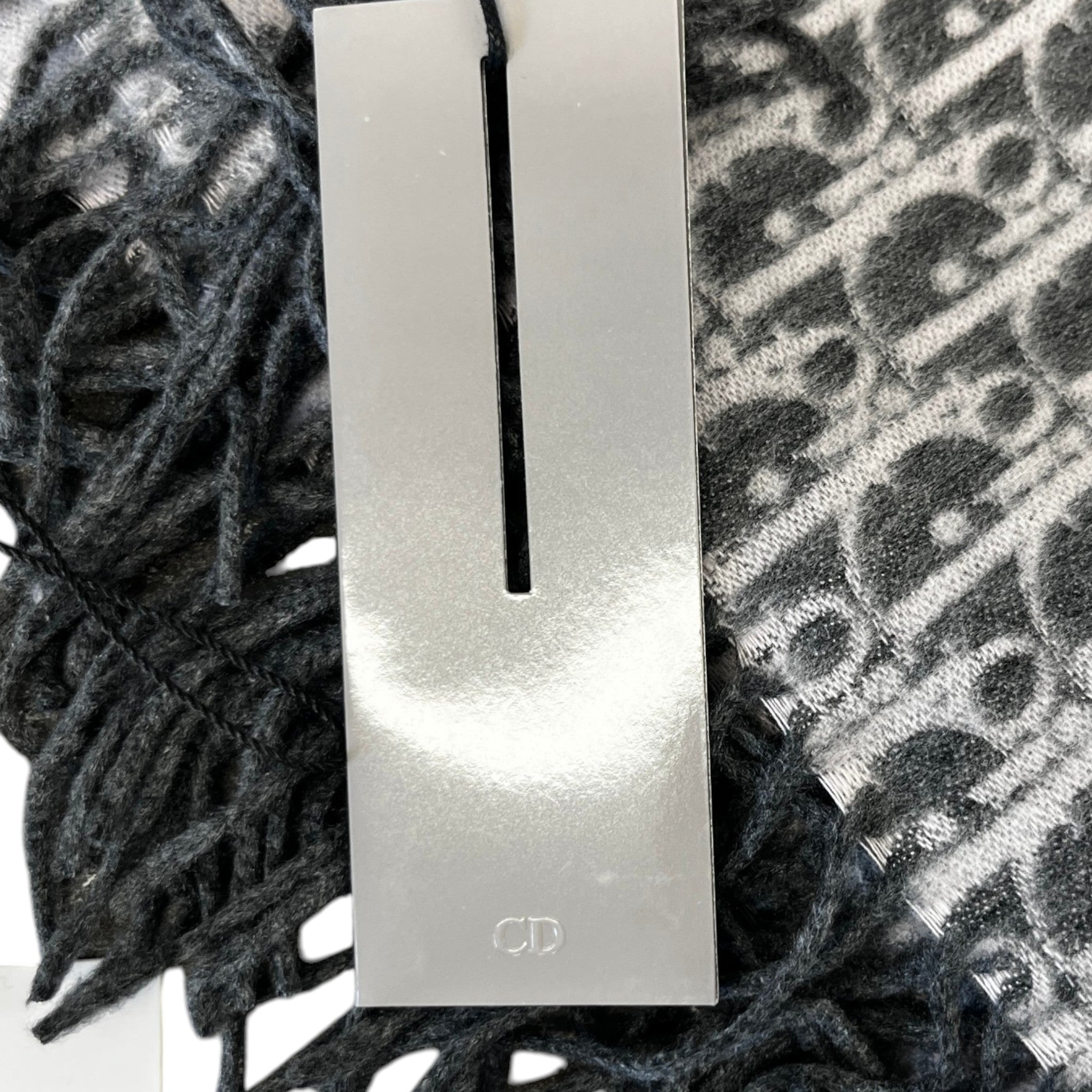 Women's Oblique Scarf Grey