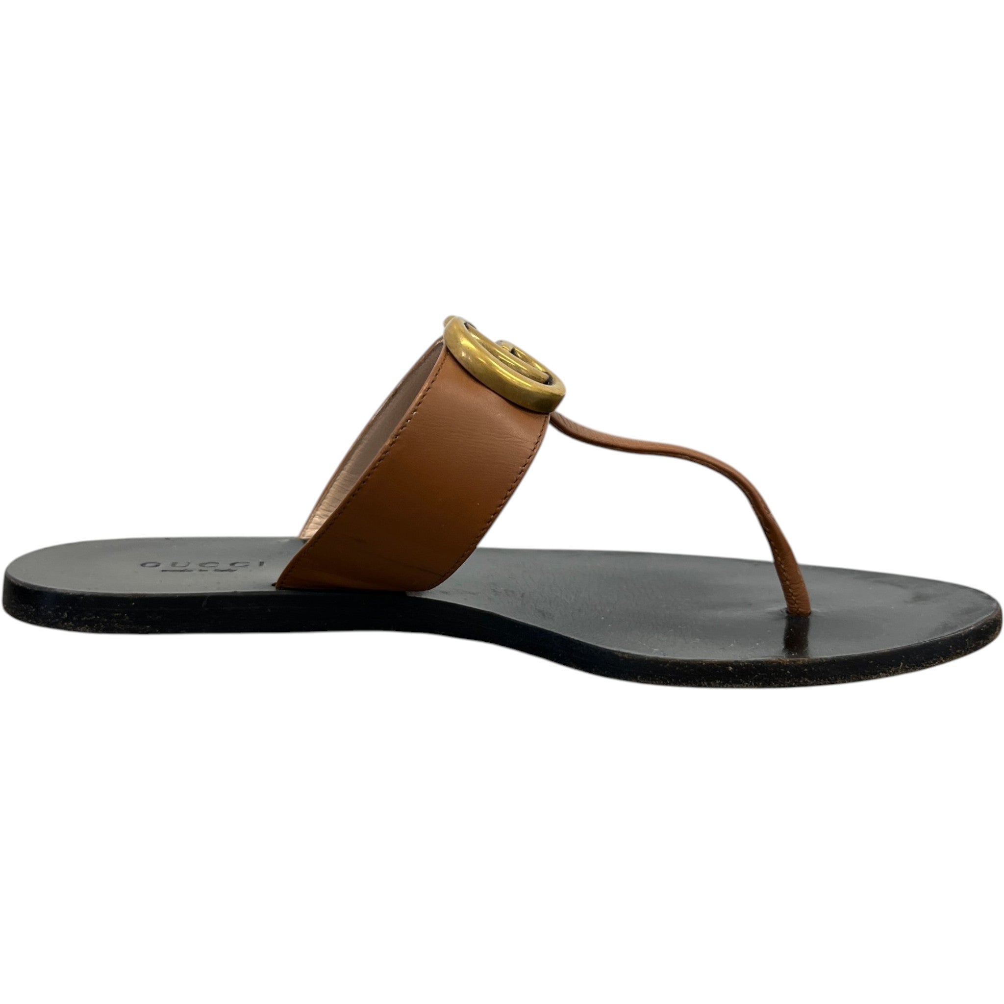 Women's Gg Marmont Sandals Brown Size EU 35.5 / UK 2.5