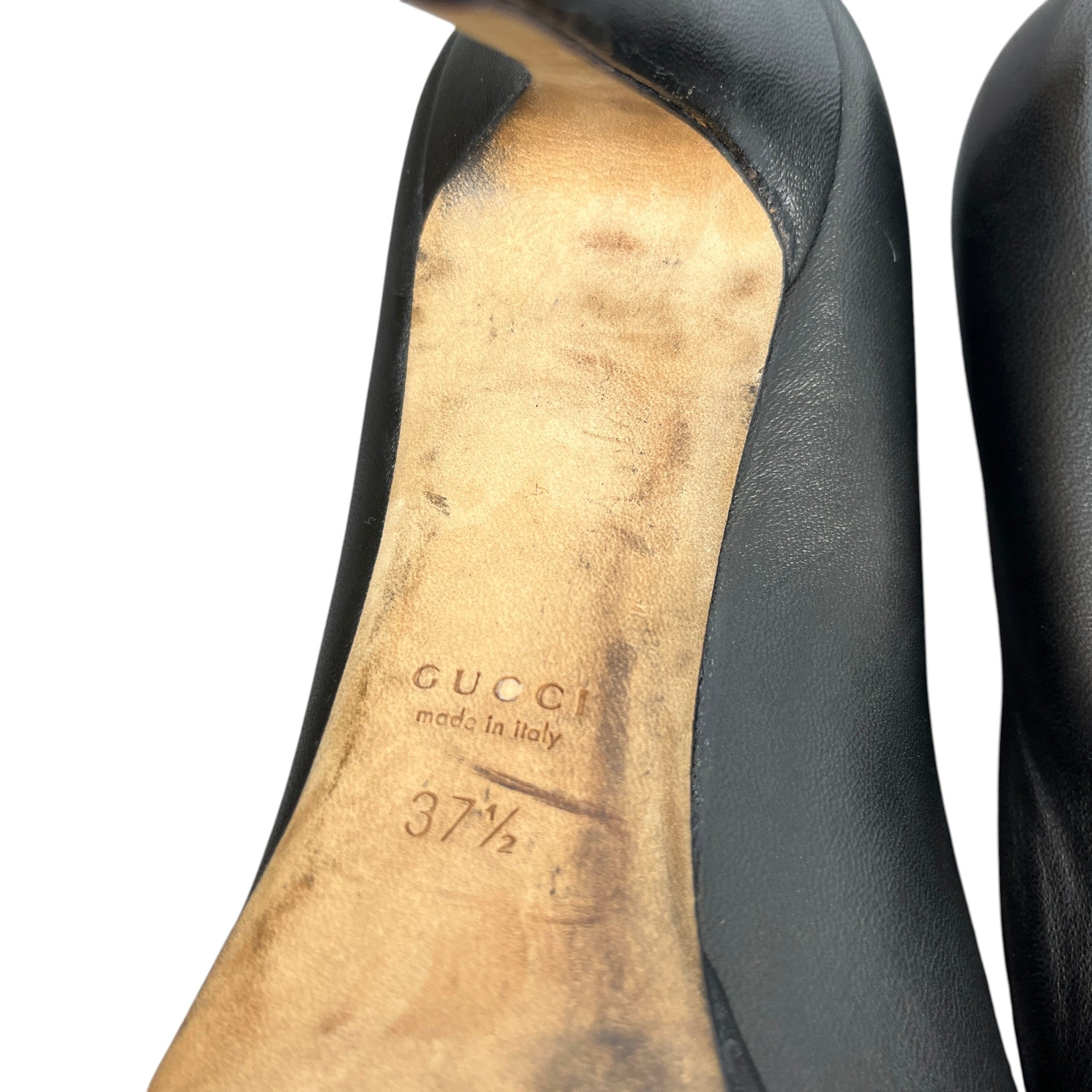 Women's Horsebit Pumbs Heels Black Size EU 37.5 / UK 4.5
