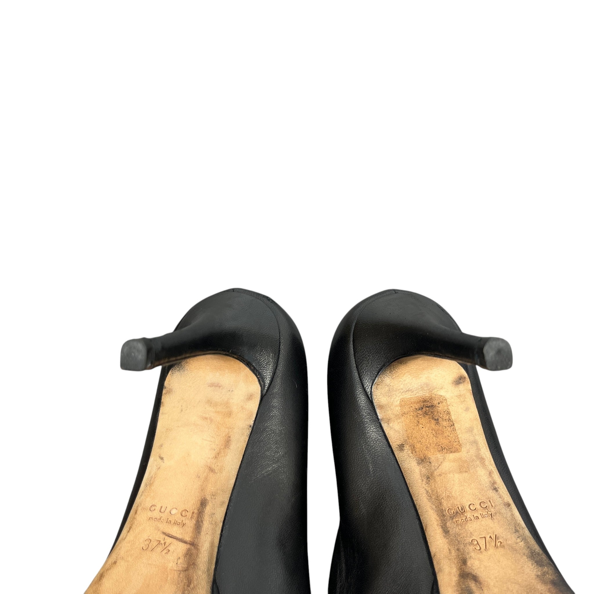 Women's Horsebit Pumbs Heels Black Size EU 37.5 / UK 4.5