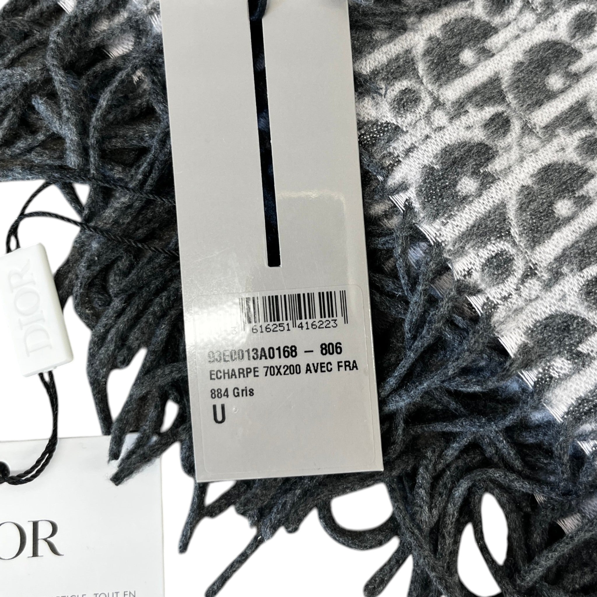 Women's Oblique Scarf Grey