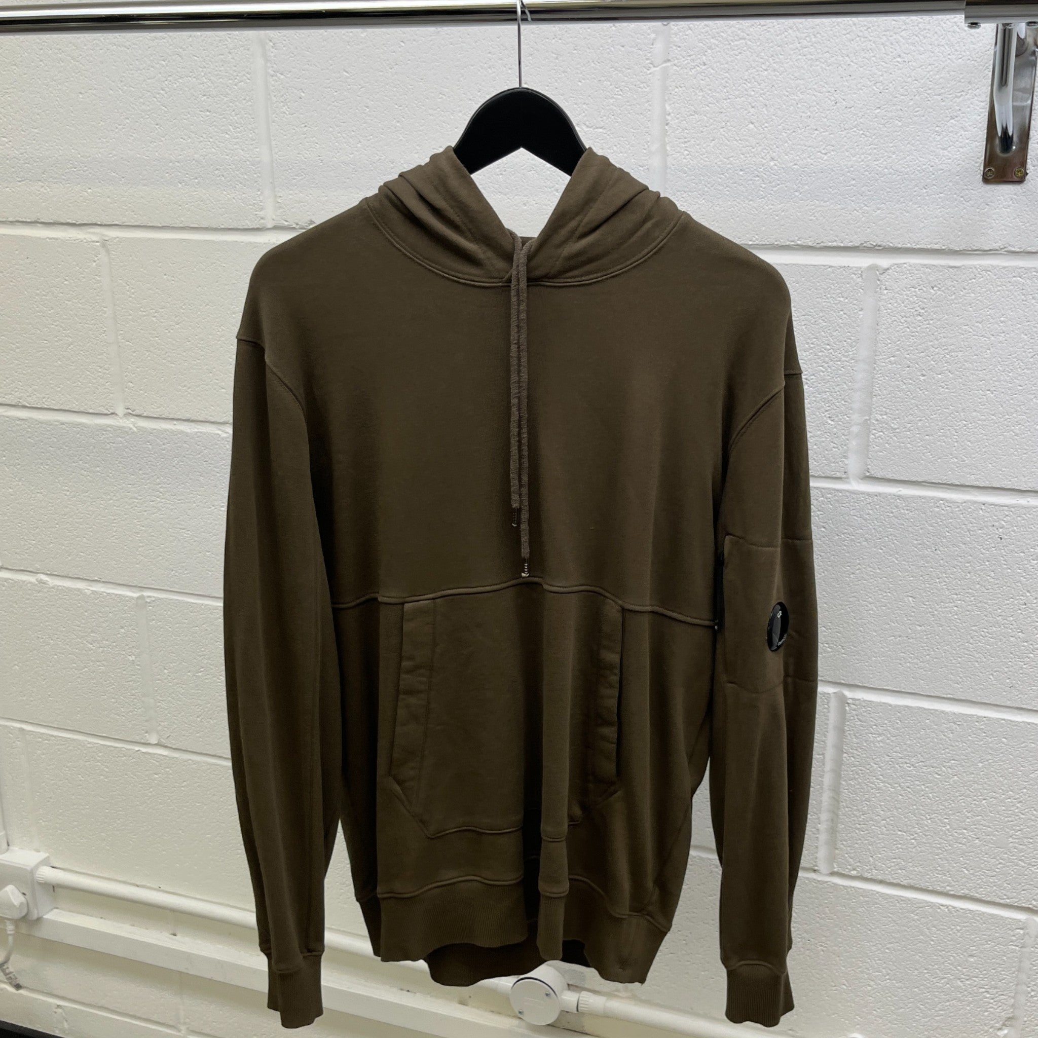 Men's Lens Hoodie Khaki Size L