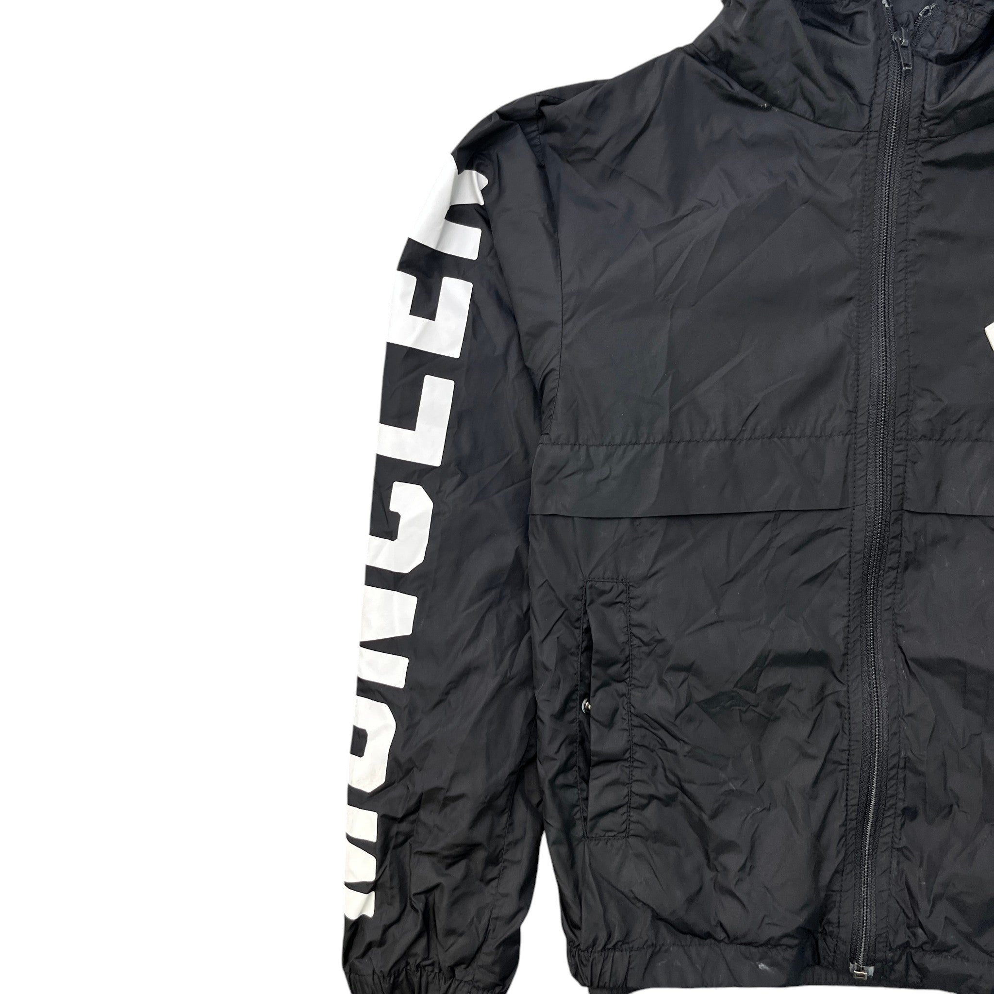 Men's Saxophone Junior Windbreaker Black Size Junior Age 12
