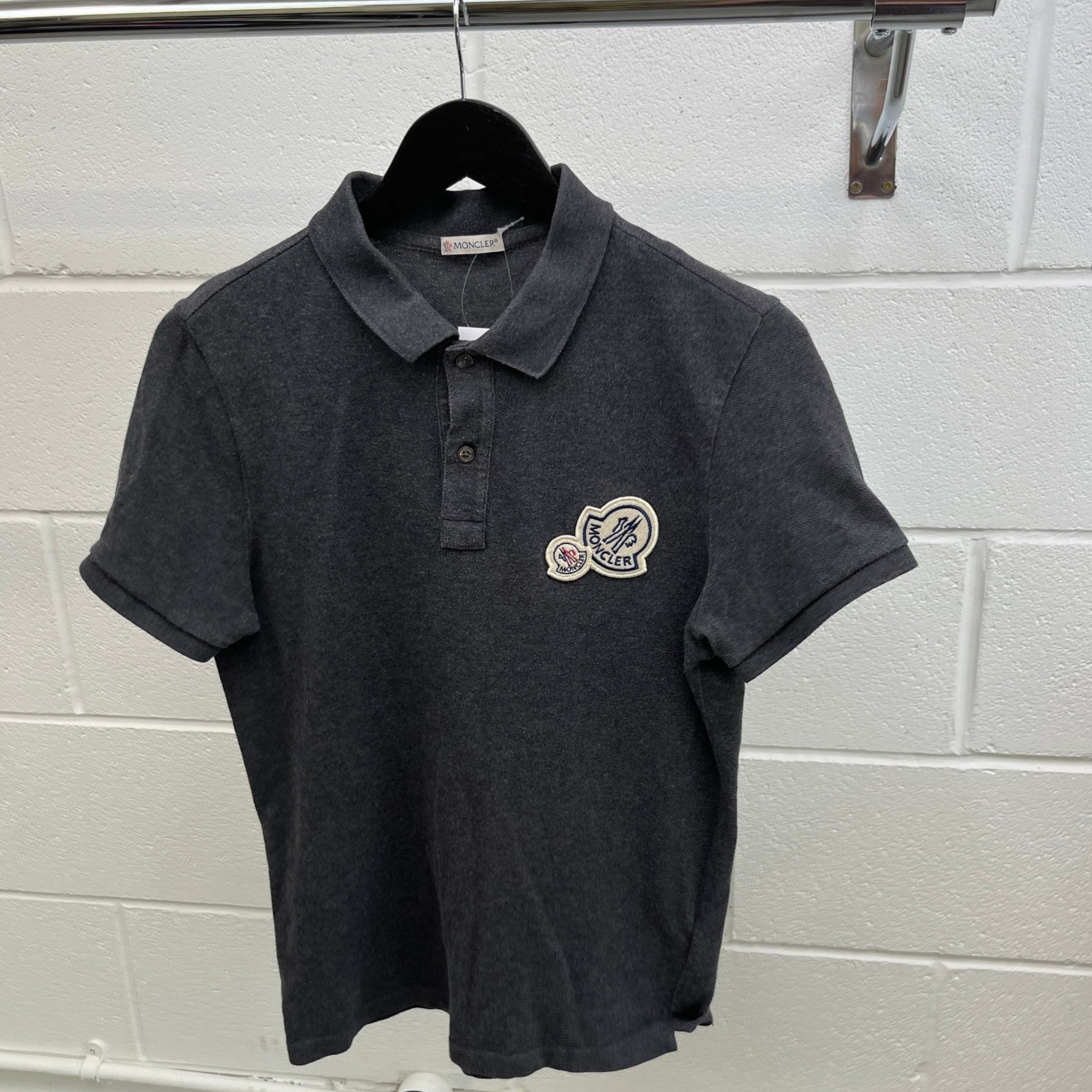 Men's Maglia Polo Shirt Grey Size M