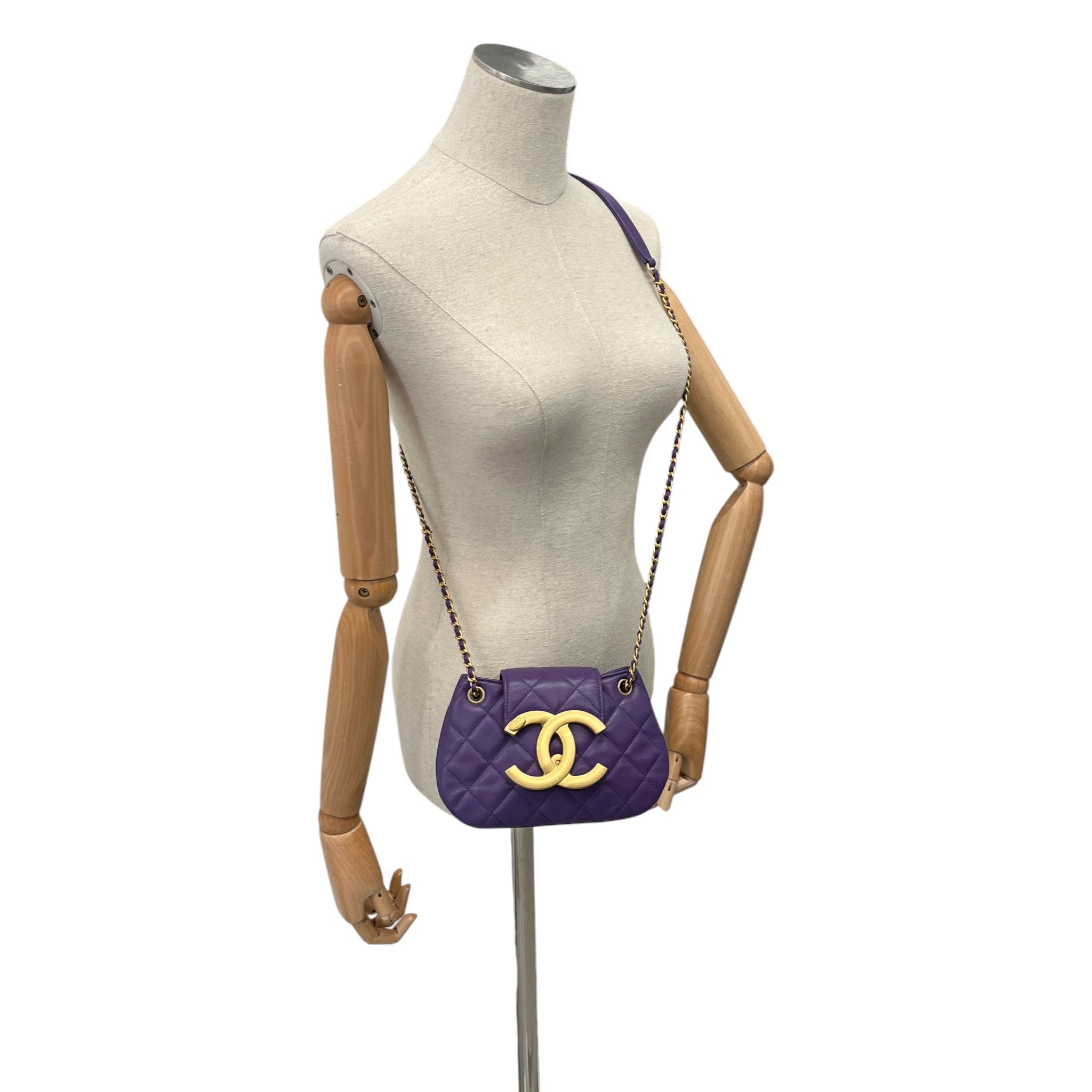 Women's Cc Quilted Bag Purple